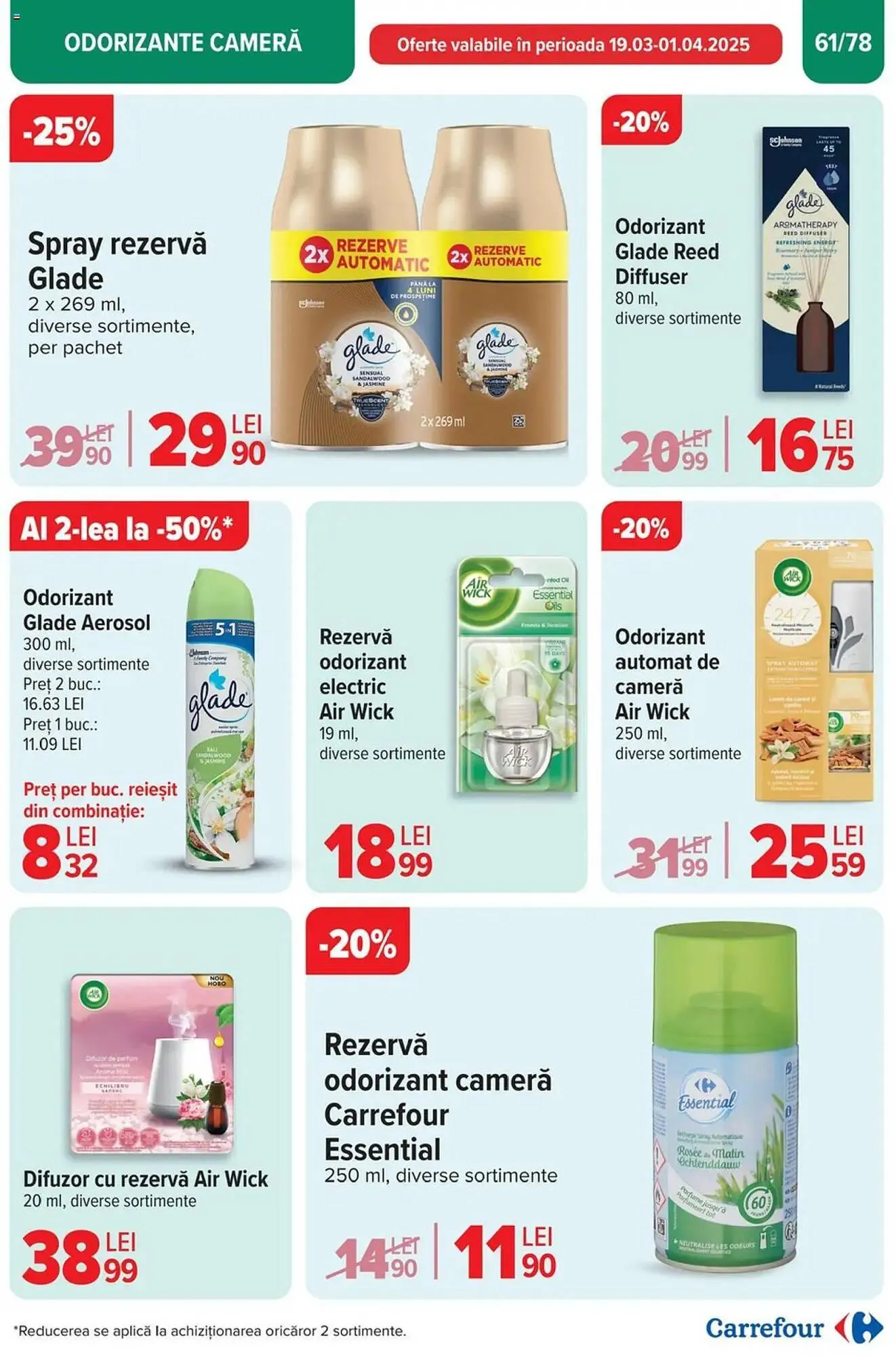 Catalog Catalog Carrefour de la 26 martie până la 1 aprilie 2025 - Revista Pagina 62