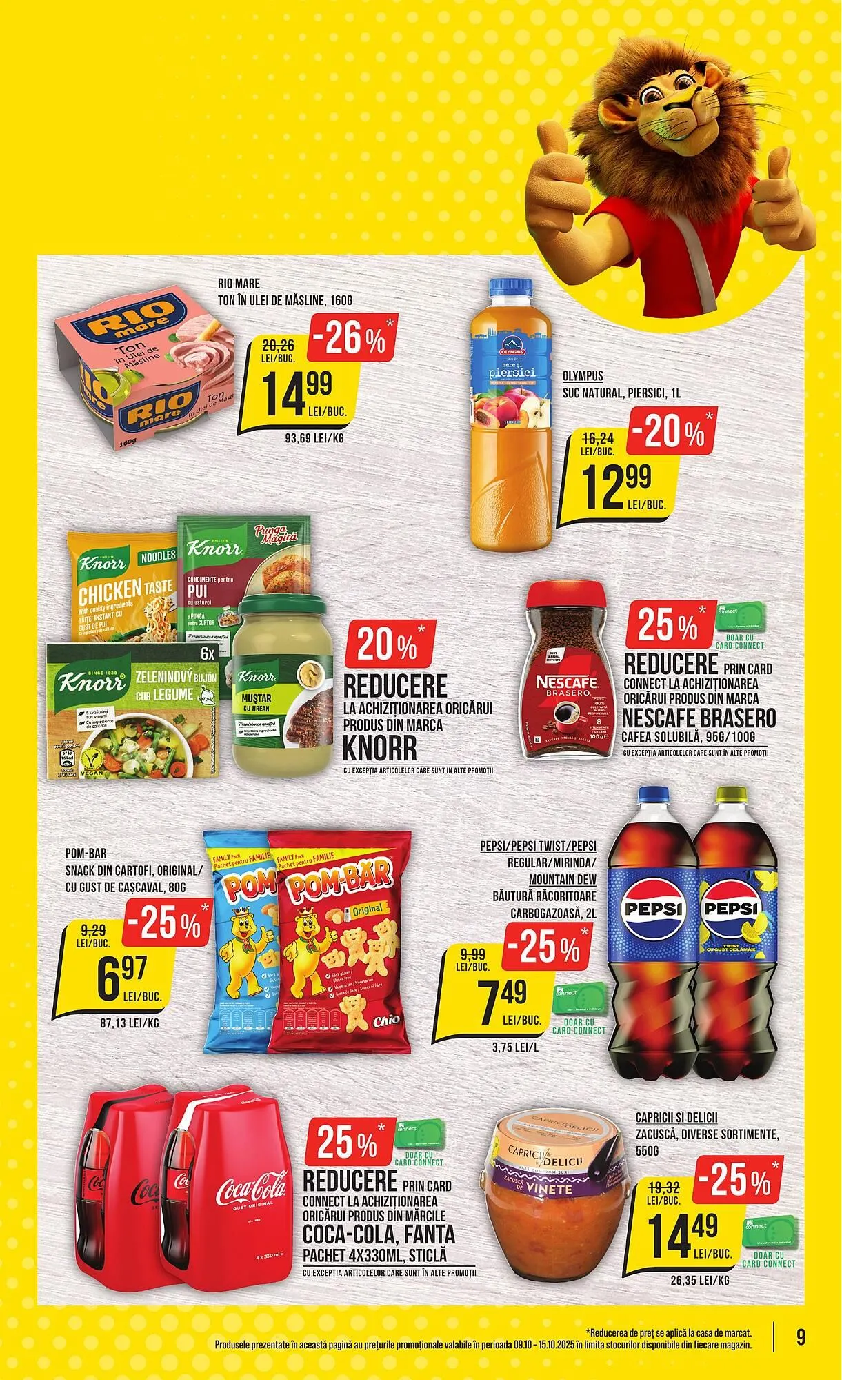 Catalog Catalog Mega Image de la 9 octombrie până la 15 octombrie 2025 - Revista Pagina 9