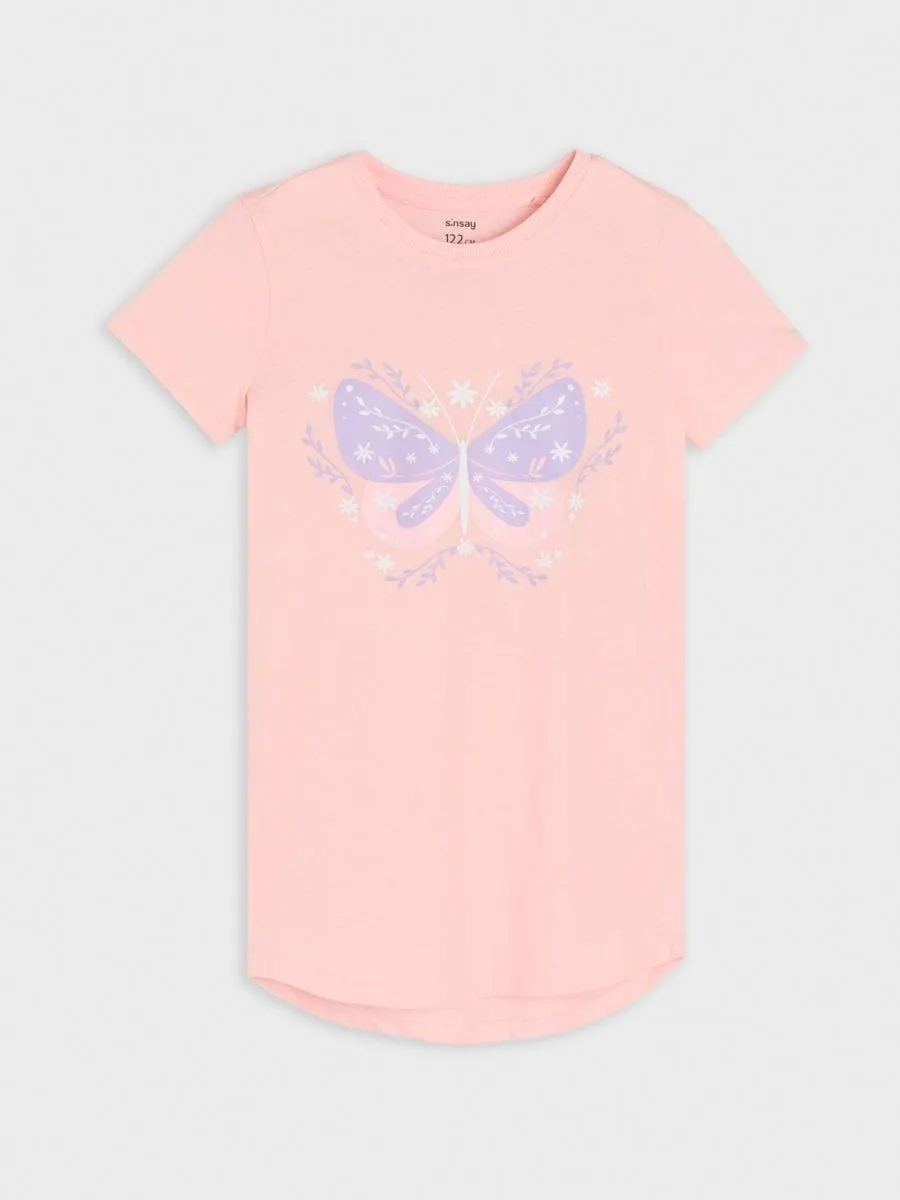 Cămașă de noapte cu imprimeu