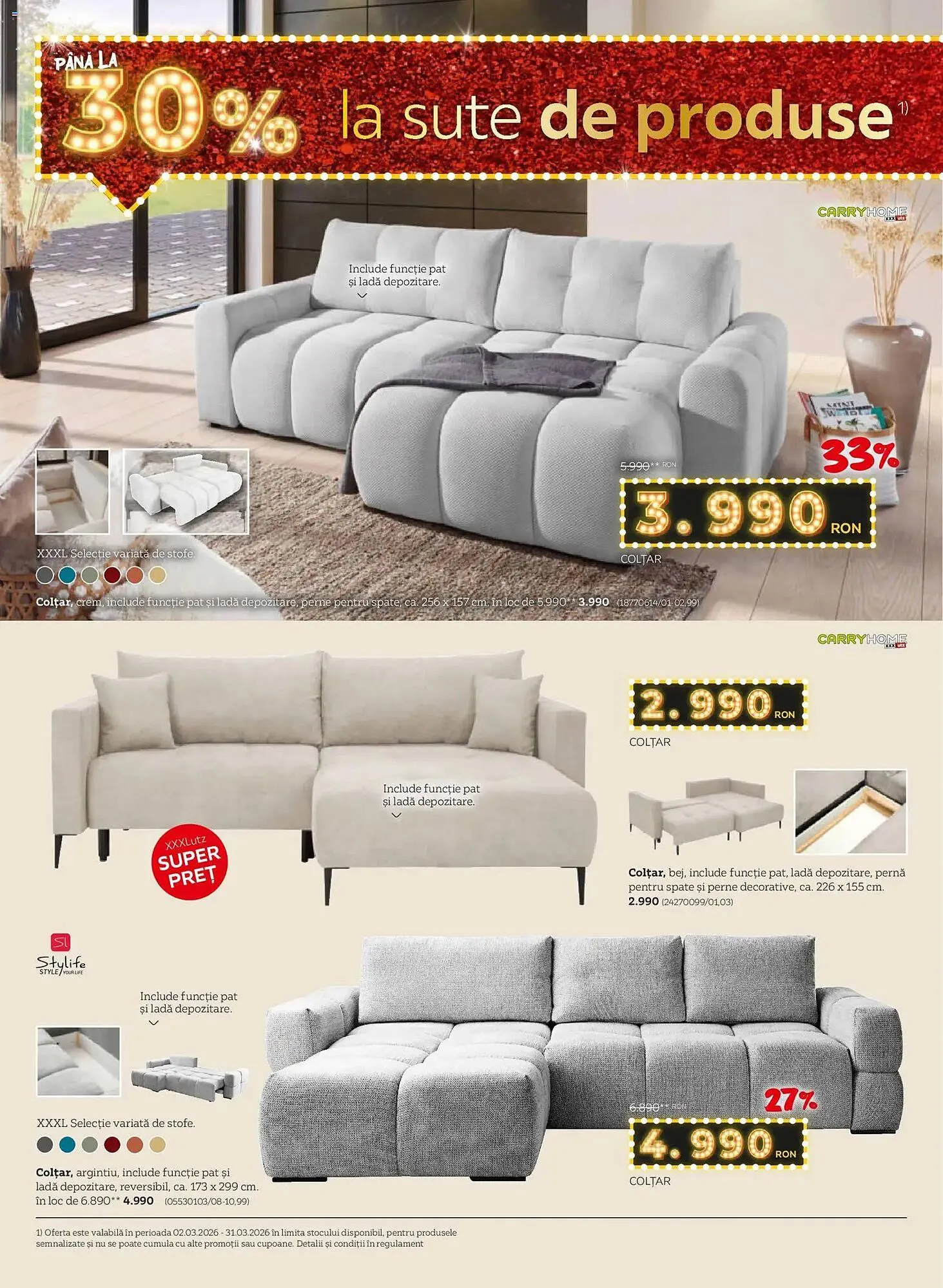 Catalog Catalog XXXLutz de la 16 martie până la 5 aprilie 2026 - Revista Pagina 4