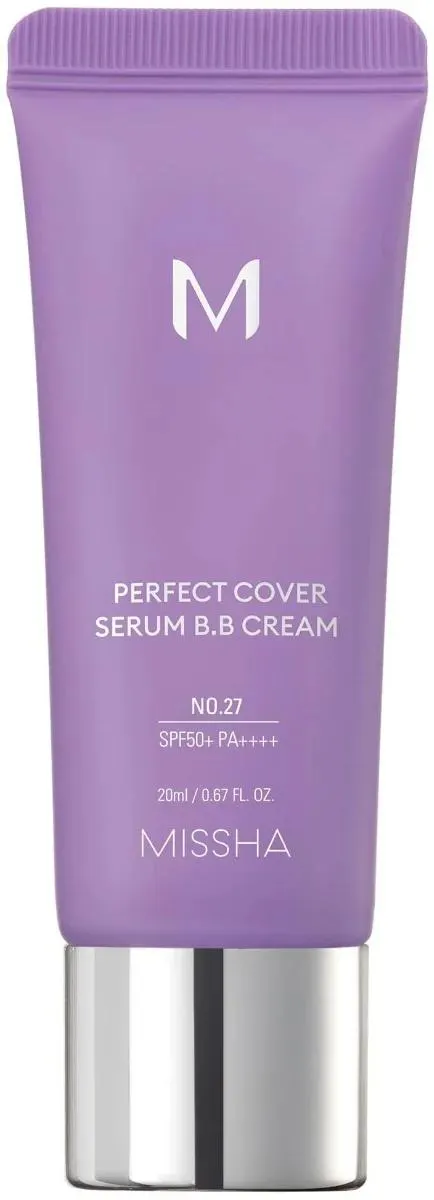BB Cream M Perfect Cover Serum SPF 50+ 27 Bej Miere, 20ml, Missha
