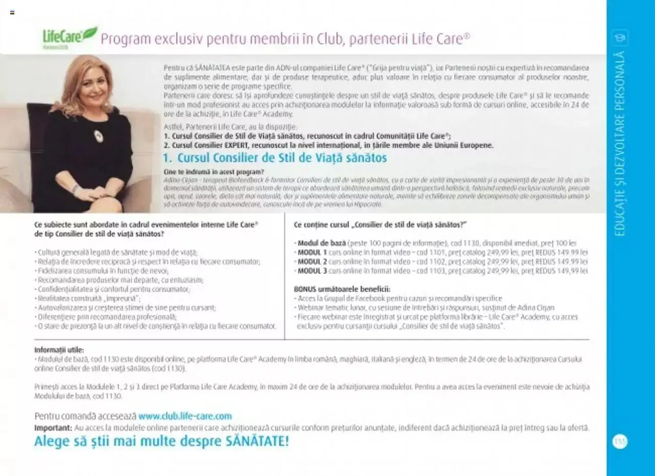 Catalog Catalog Life Care de la 1 septembrie până la 31 decembrie 2023 - Revista Pagina 157