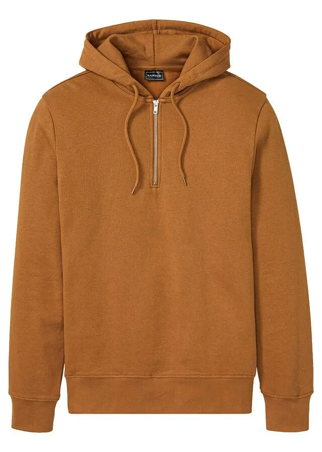 Hanorac cu glugă şi fermoar