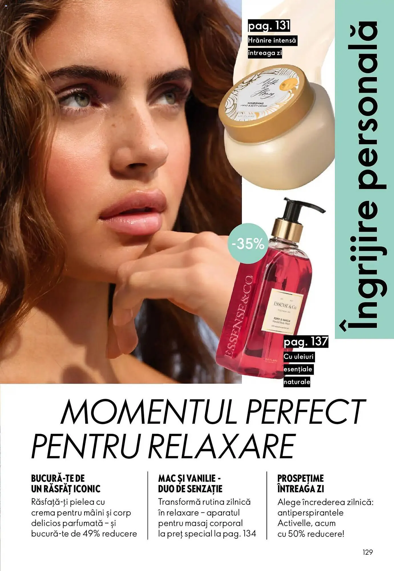 Catalog Catalog Oriflame de la 26 mai până la 16 iunie 2026 - Revista Pagina 129