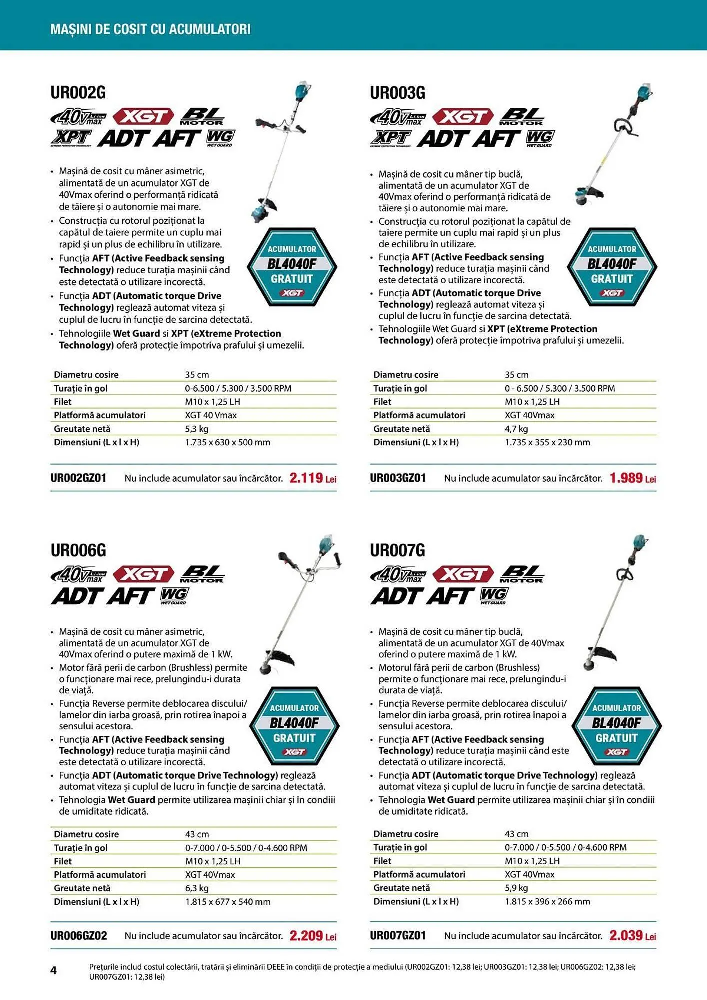 Catalog Catalog Makita de la 1 aprilie până la 31 august 2025 - Revista Pagina 4