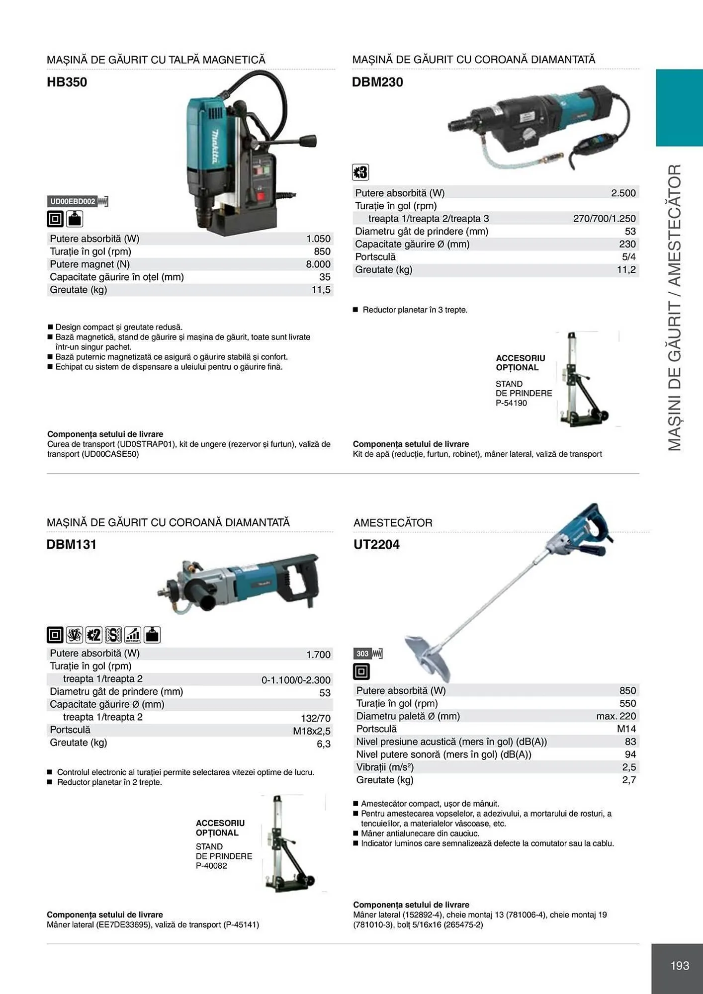 Catalog Catalog Makita de la 28 aprilie până la 31 decembrie 2026 - Revista Pagina 193