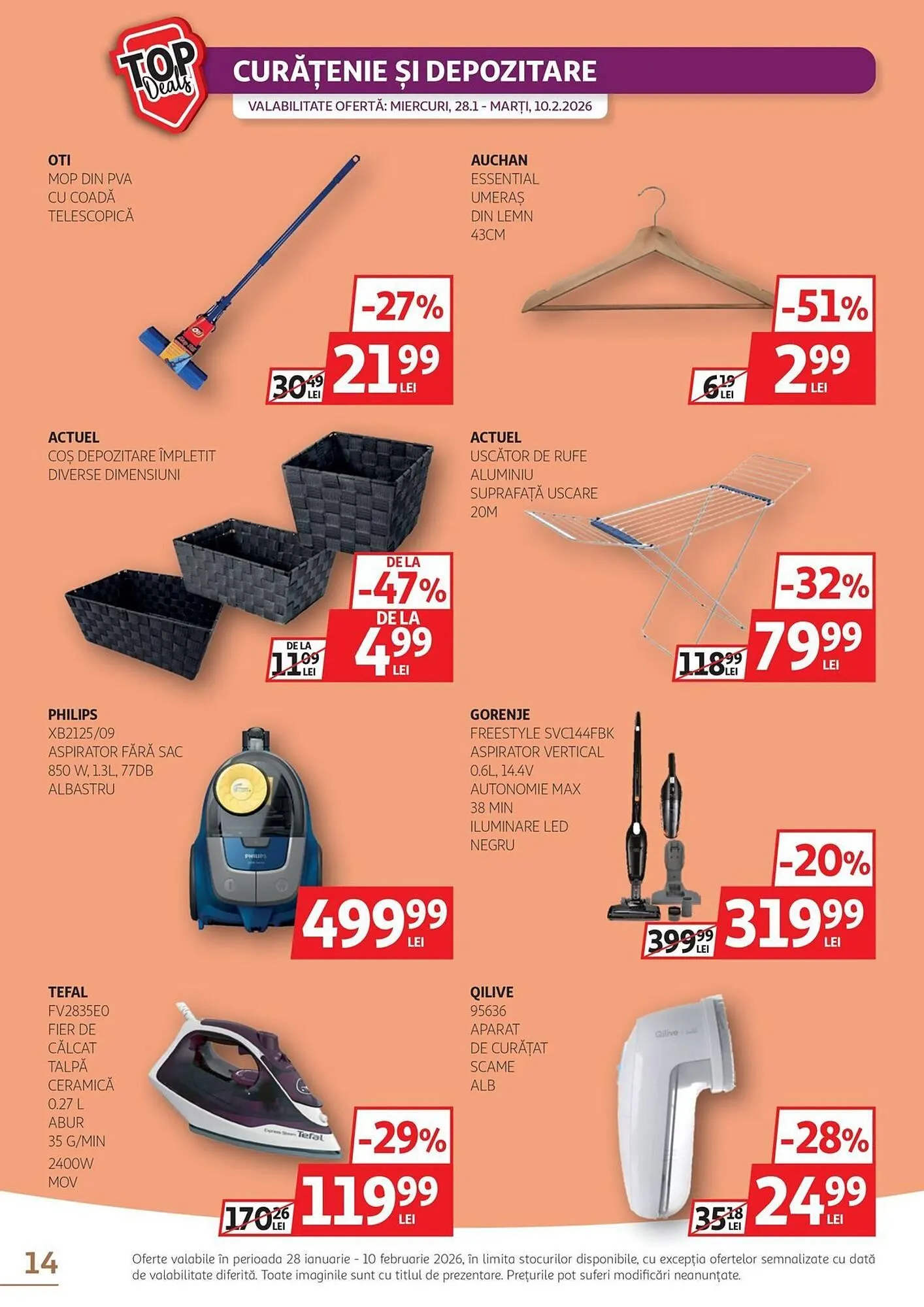 Catalog Catalog Auchan de la 28 ianuarie până la 10 februarie 2026 - Revista Pagina 14