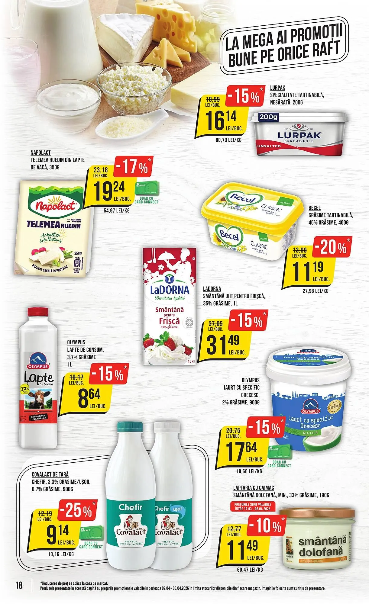 Catalog Catalog Mega Image de la 2 aprilie până la 8 aprilie 2026 - Revista Pagina 18