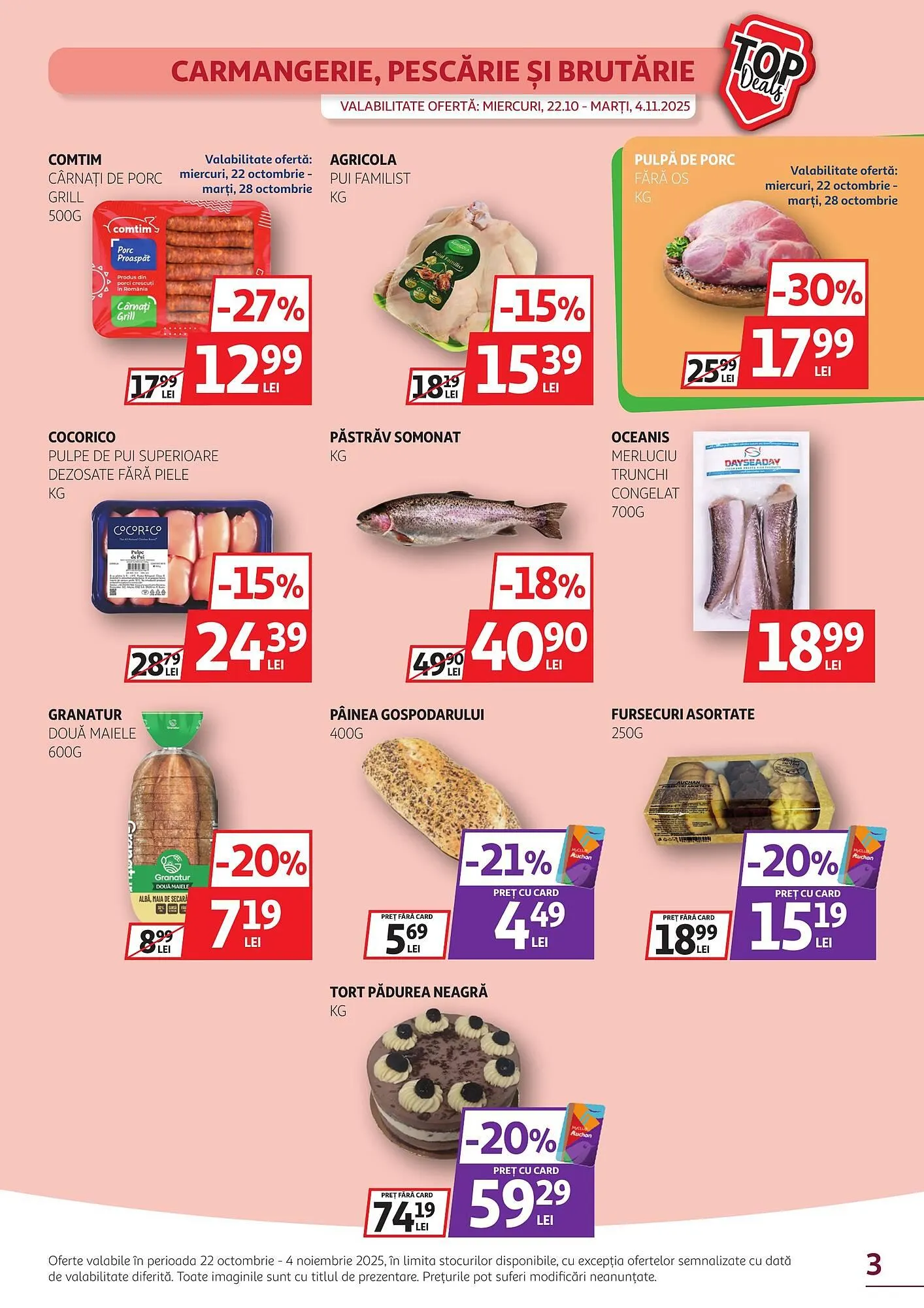 Catalog Catalog Auchan de la 22 octombrie până la 4 noiembrie 2025 - Revista Pagina 3