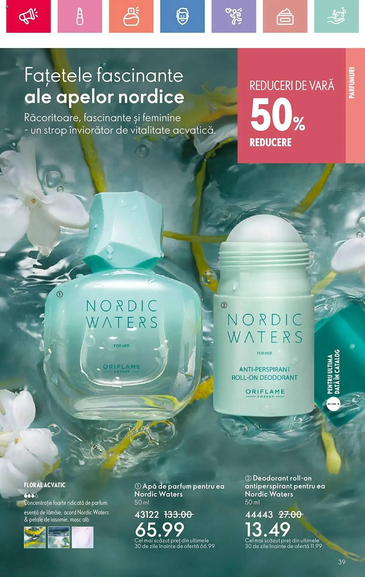 Catalog Catalog Oriflame de la 15 iunie până la 5 iulie 2025 - Revista Pagina 39