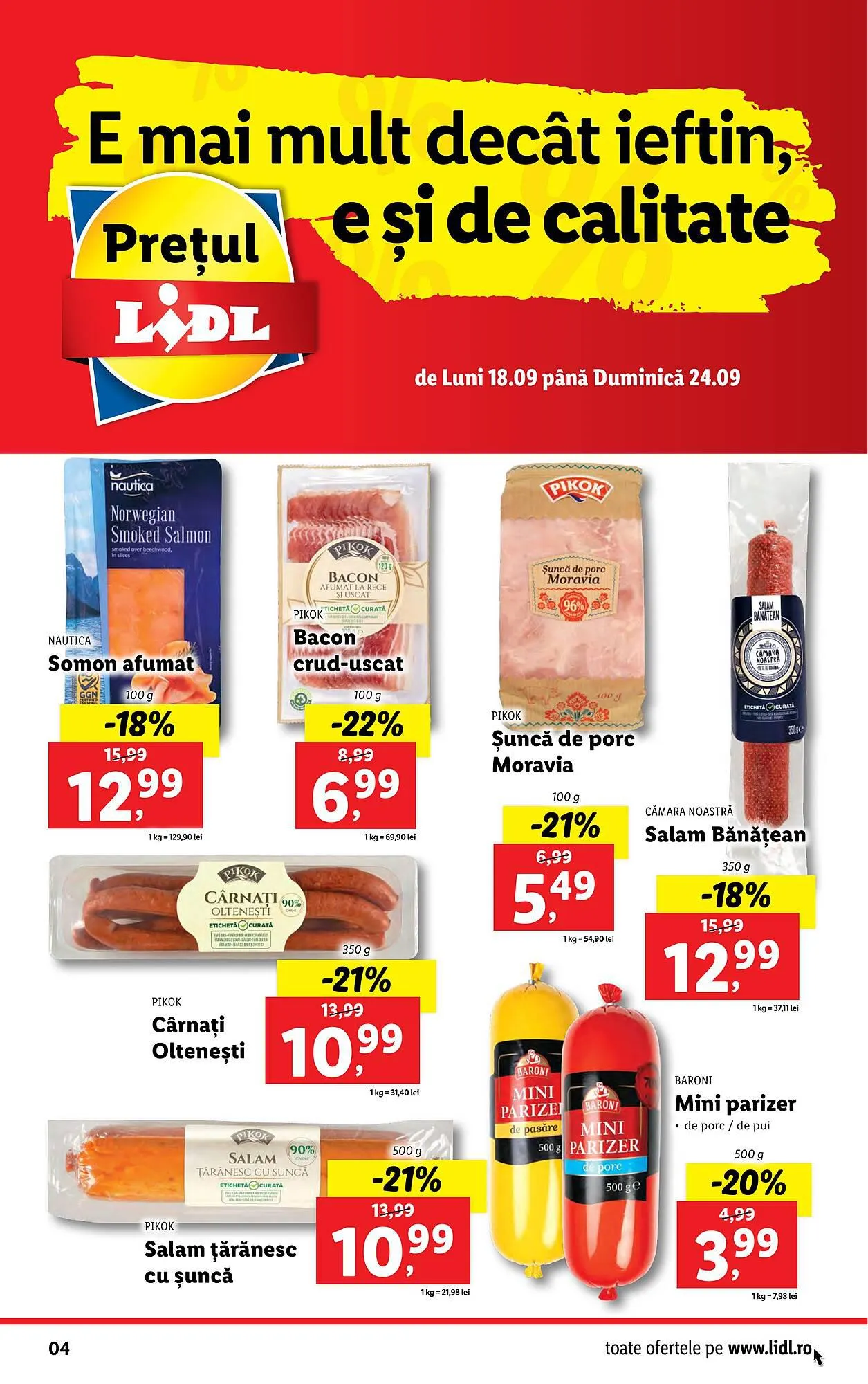 Catalog Lidl catalog de la 18 septembrie până la 24 septembrie 2023 - Revista Pagina 4