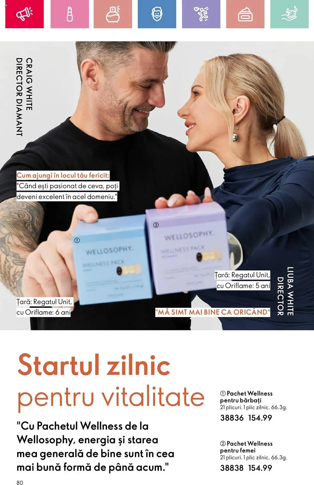 Catalog Catalog Oriflame de la 2 martie până la 22 martie 2025 - Revista Pagina 80