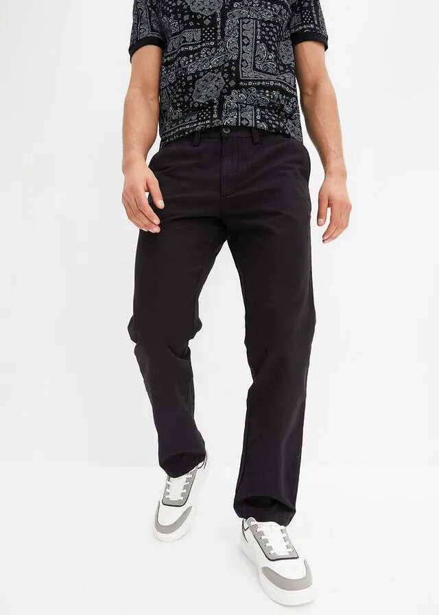 Pantaloni chino regular fit, drepți