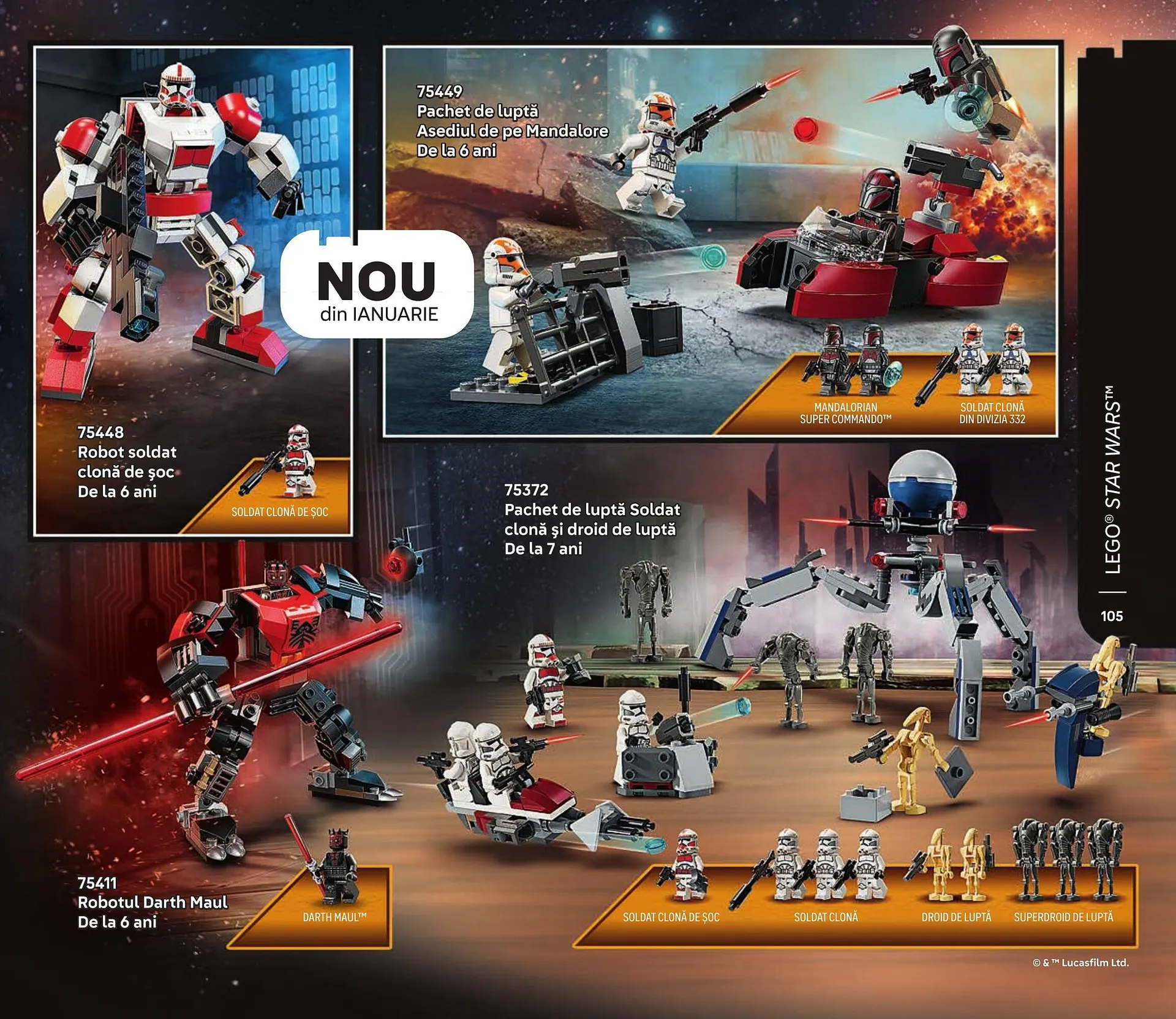 Catalog Catalog Lego de la 1 ianuarie până la 30 iunie 2026 - Revista Pagina 105