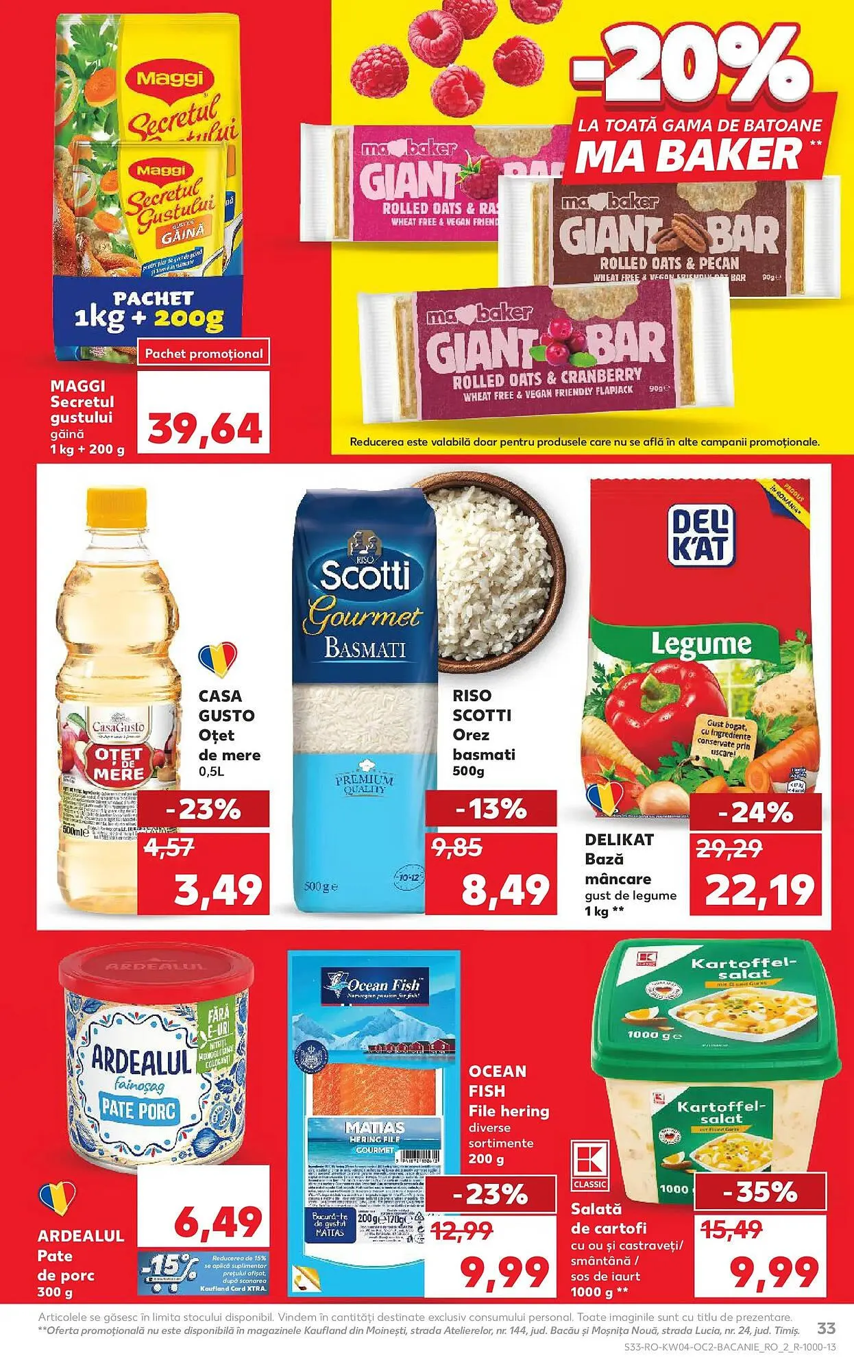 Catalog Catalog Kaufland de la 21 ianuarie până la 27 ianuarie 2026 - Revista Pagina 33