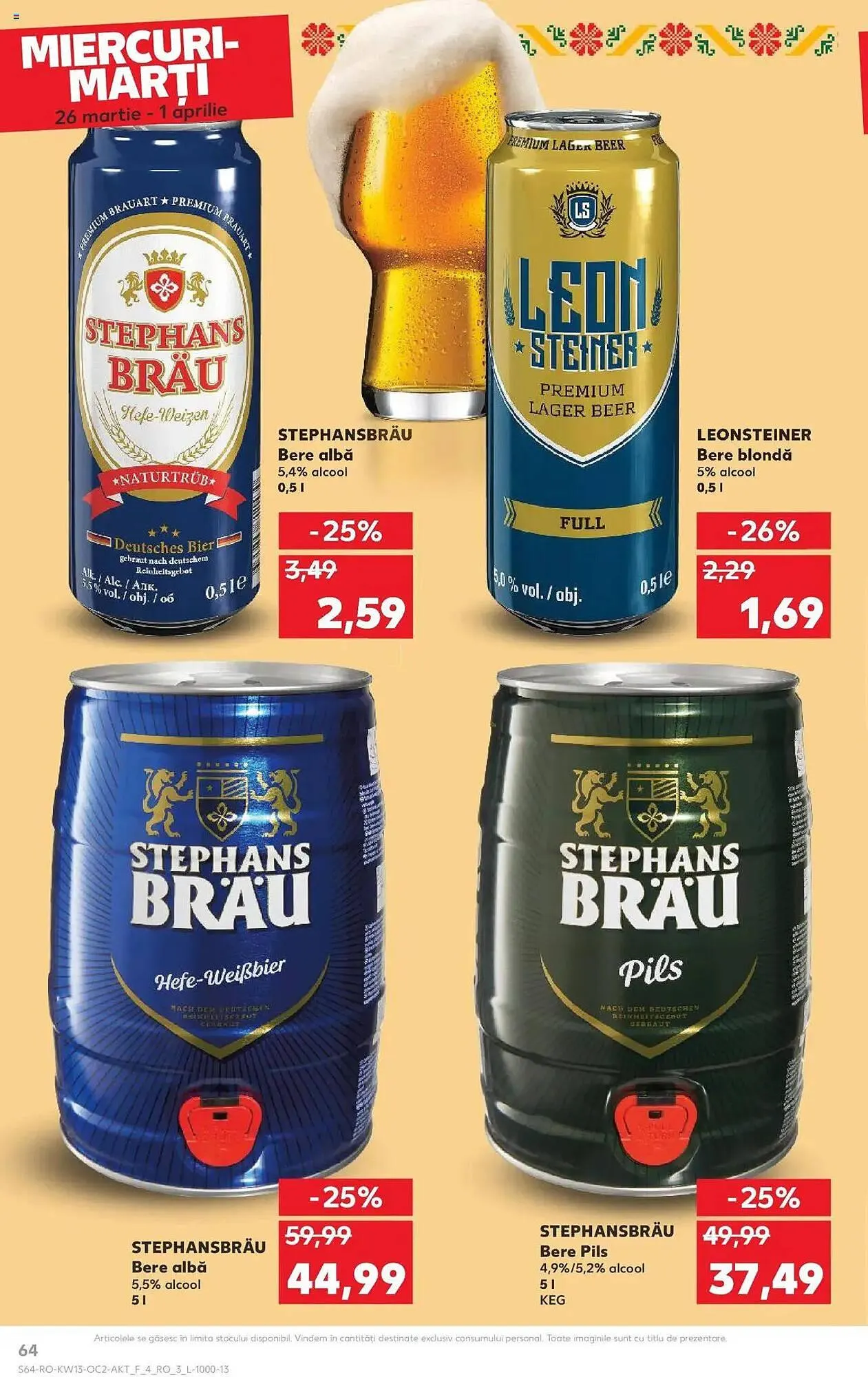 Catalog Catalog Kaufland de la 26 martie până la 1 aprilie 2025 - Revista Pagina 64
