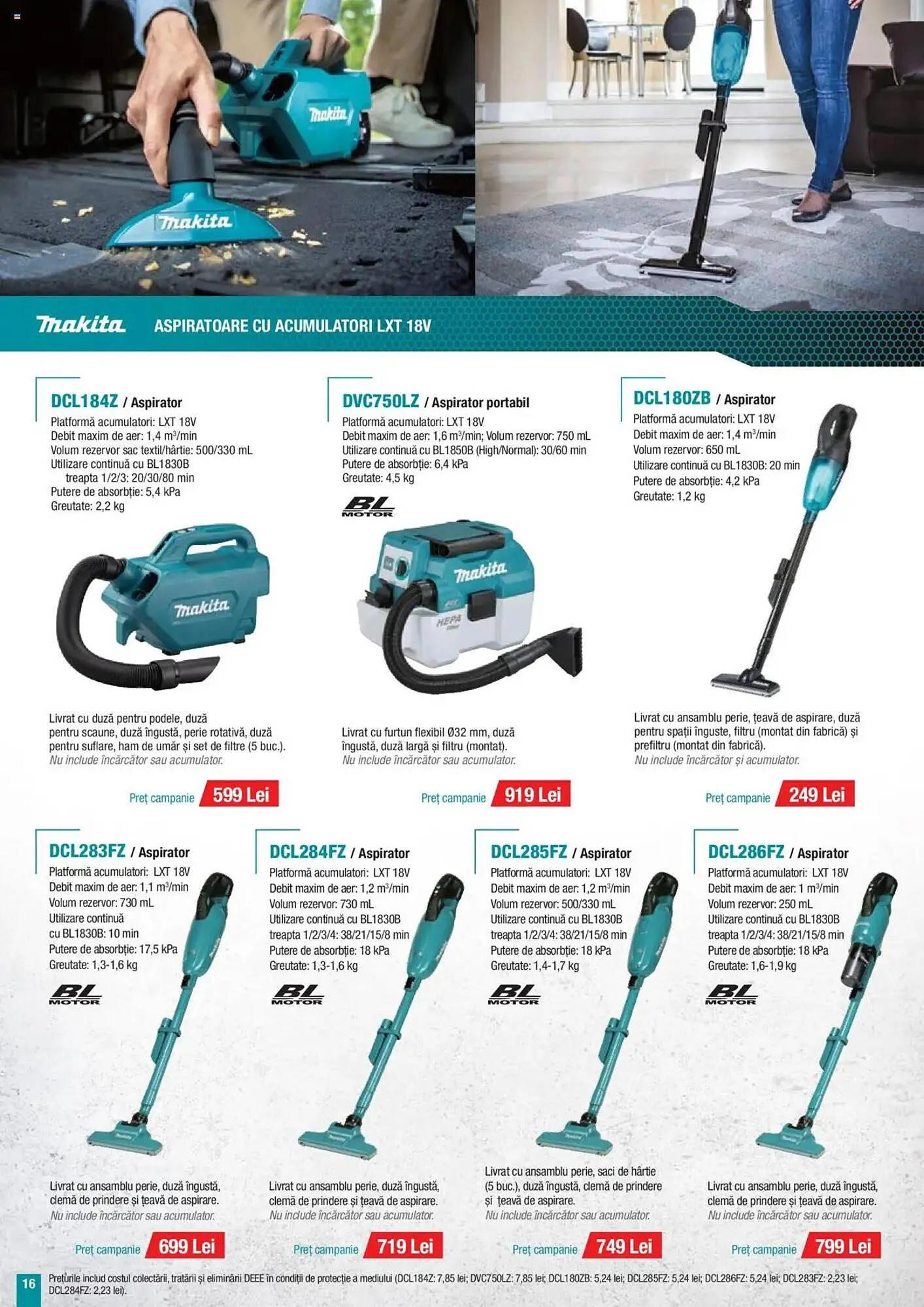 Catalog Catalog Makita de la 8 ianuarie până la 31 martie 2025 - Revista Pagina 16
