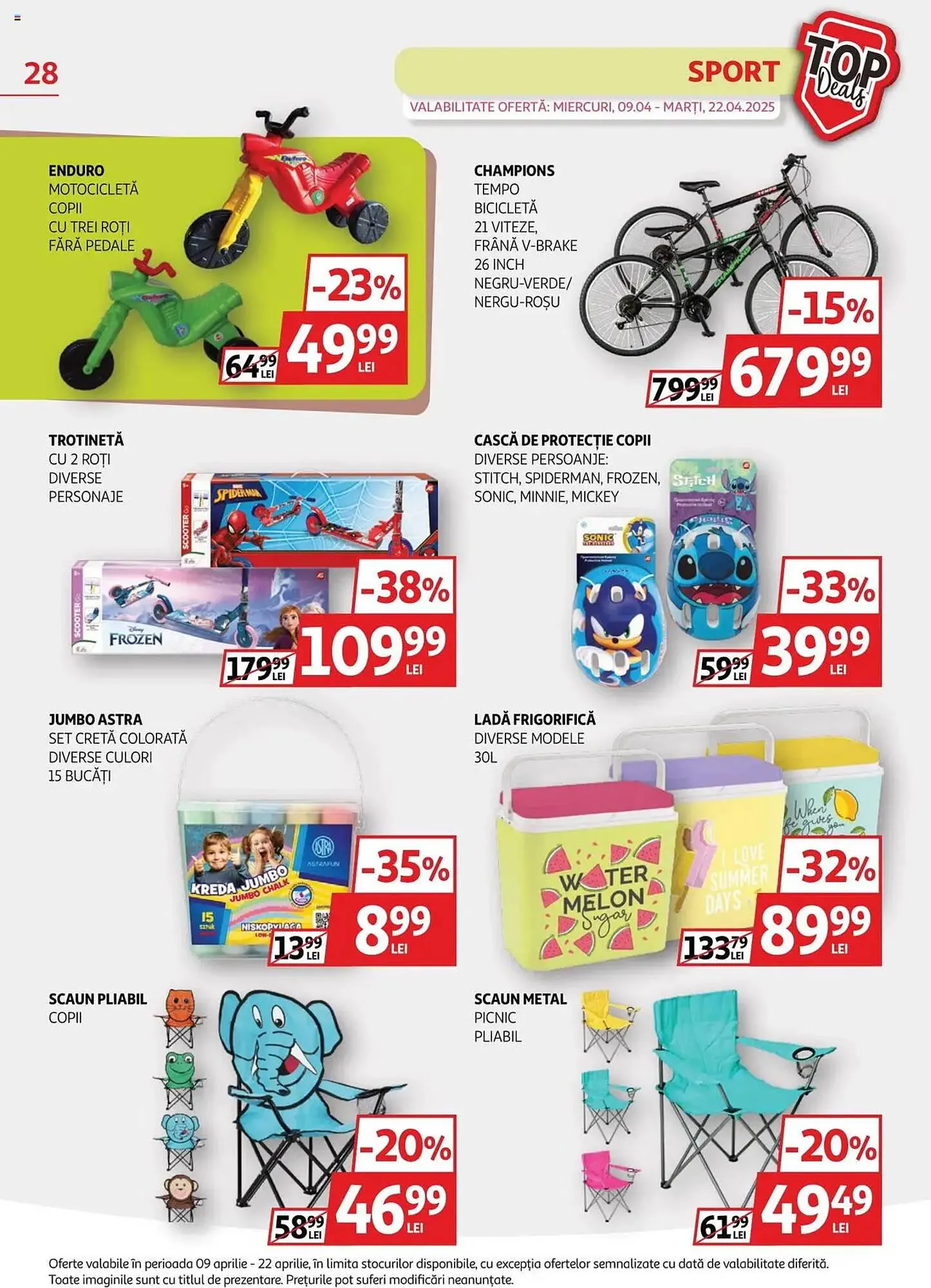 Catalog Catalog Auchan de la 9 aprilie până la 22 aprilie 2025 - Revista Pagina 28