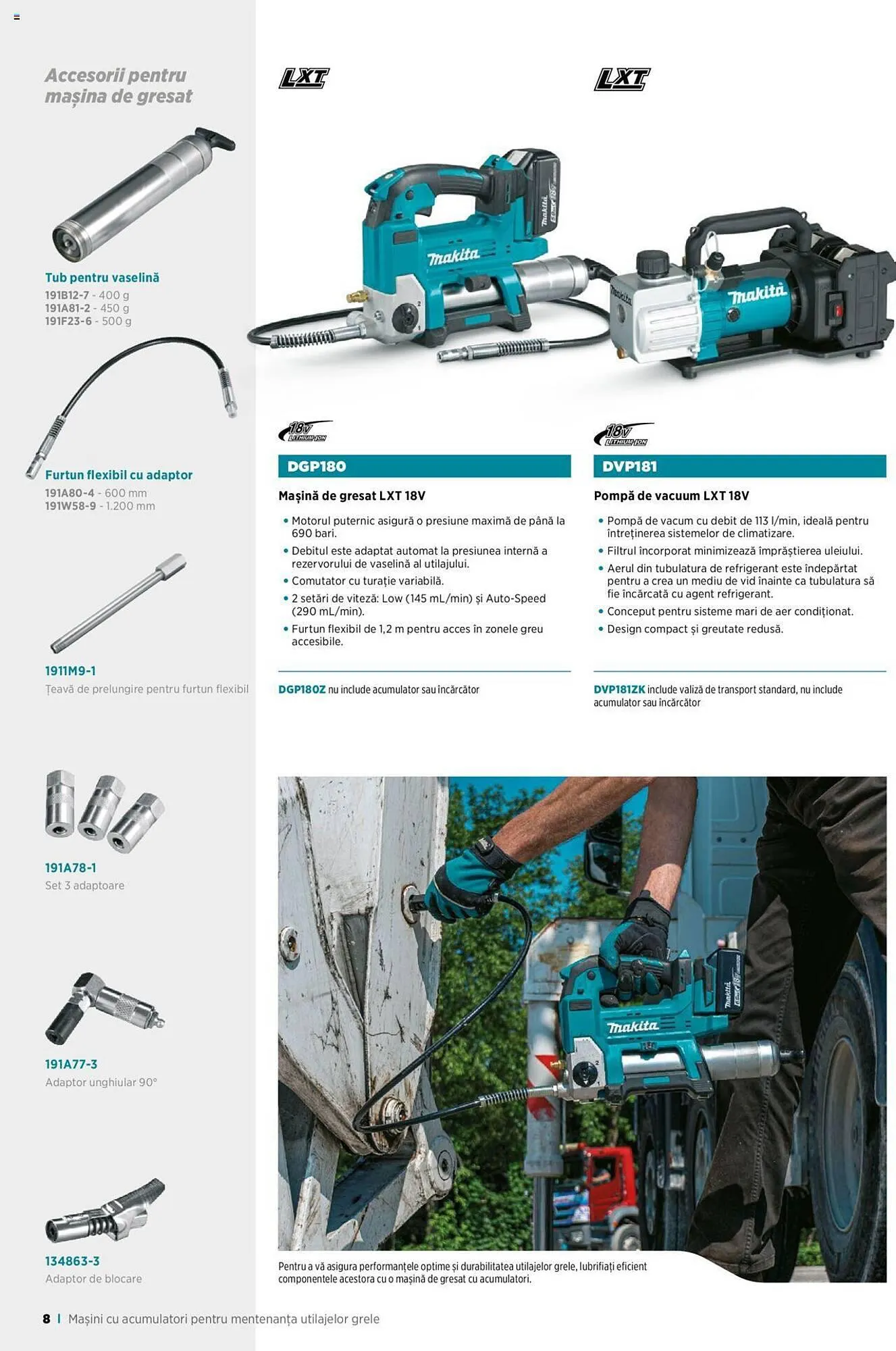 Catalog Makita catalog de la 1 septembrie până la 12 septembrie 2023 - Revista Pagina 8