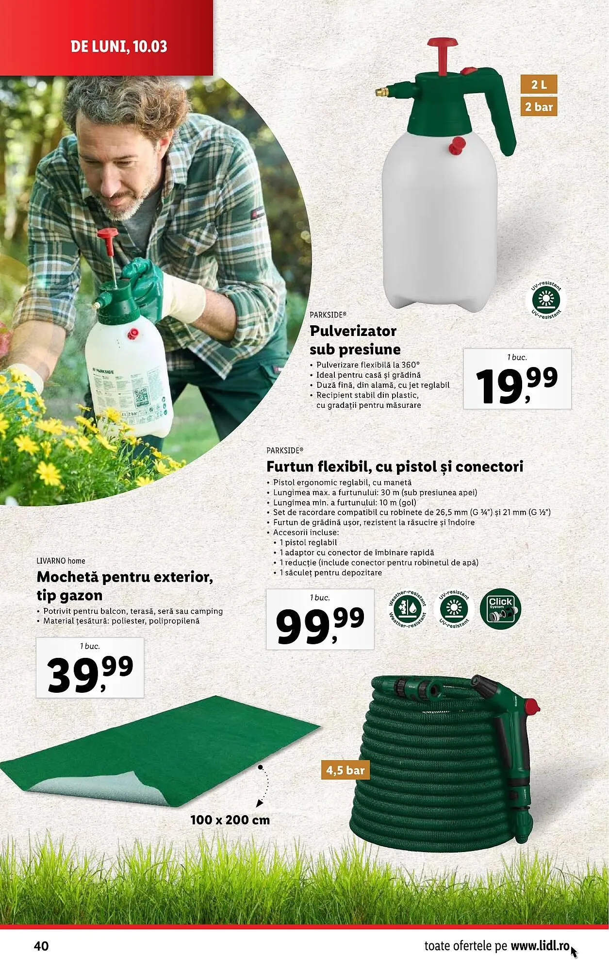 Catalog Catalog Lidl de la 10 martie până la 16 martie 2025 - Revista Pagina 40