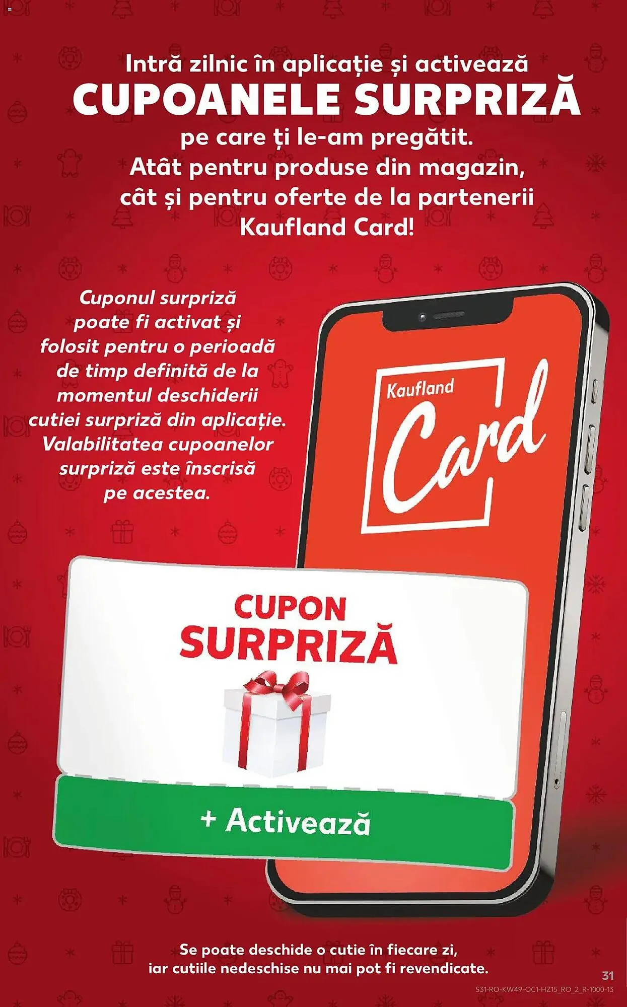 Catalog Catalog Kaufland de la 3 decembrie până la 16 decembrie 2025 - Revista Pagina 31