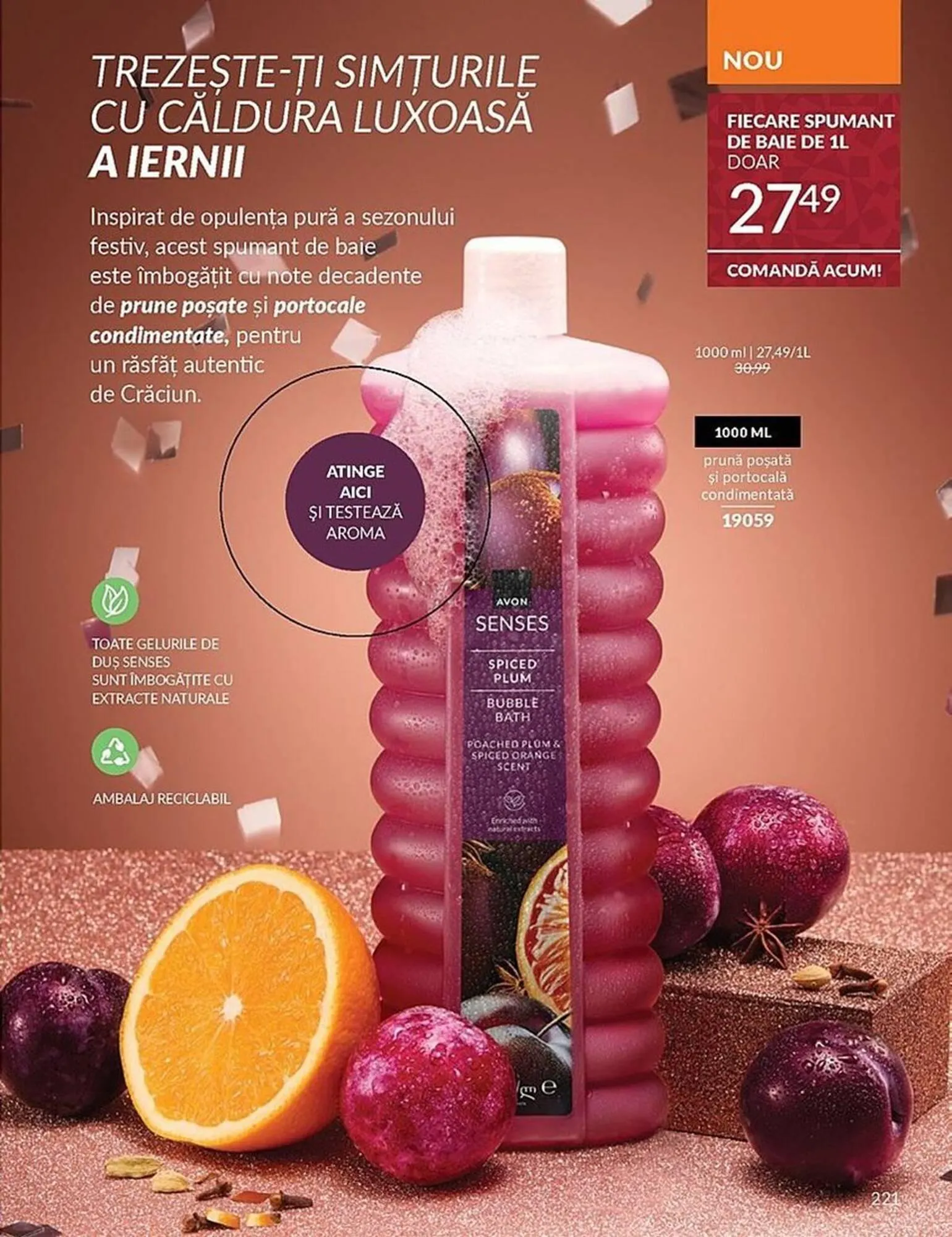 Catalog Catalog Avon de la 3 noiembrie până la 30 noiembrie 2025 - Revista Pagina 219