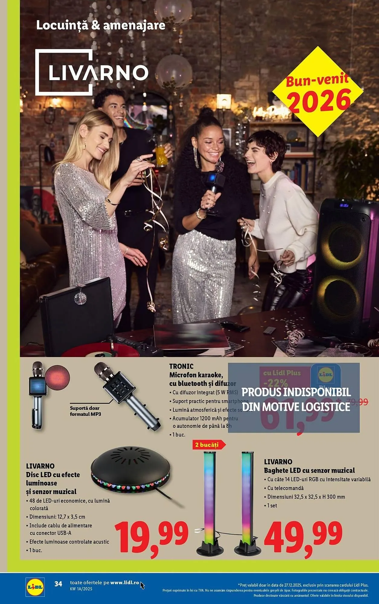 Catalog Catalog Lidl de la 27 decembrie până la 31 decembrie 2025 - Revista Pagina 34