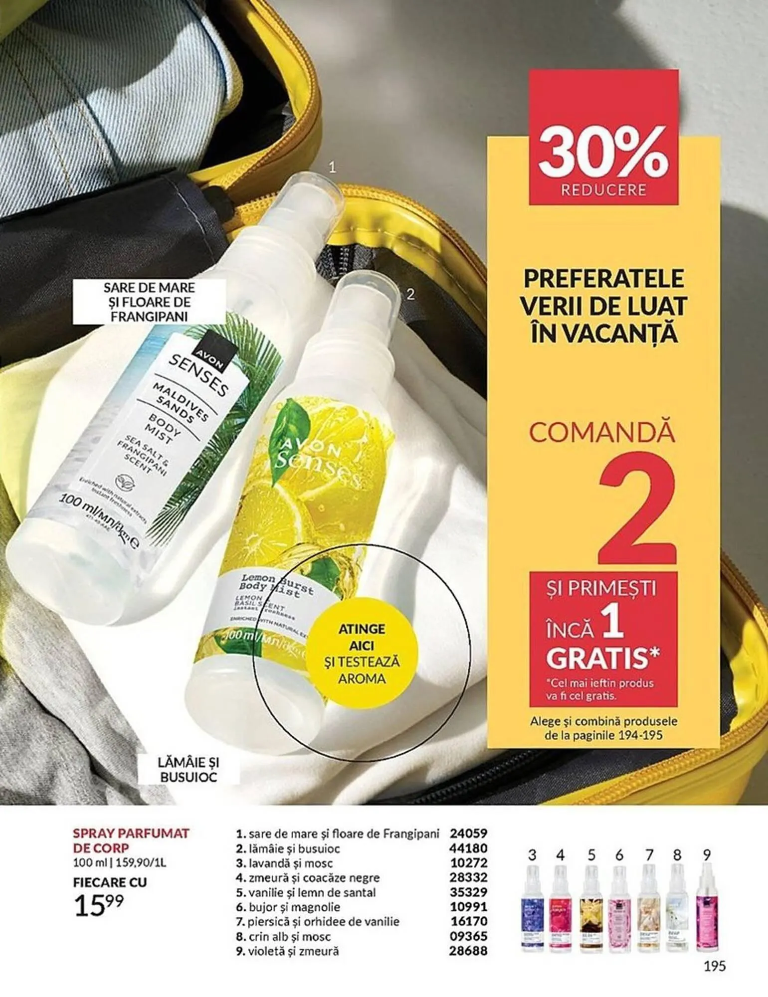 Catalog Catalog Avon de la 1 iulie până la 31 iulie 2025 - Revista Pagina 191