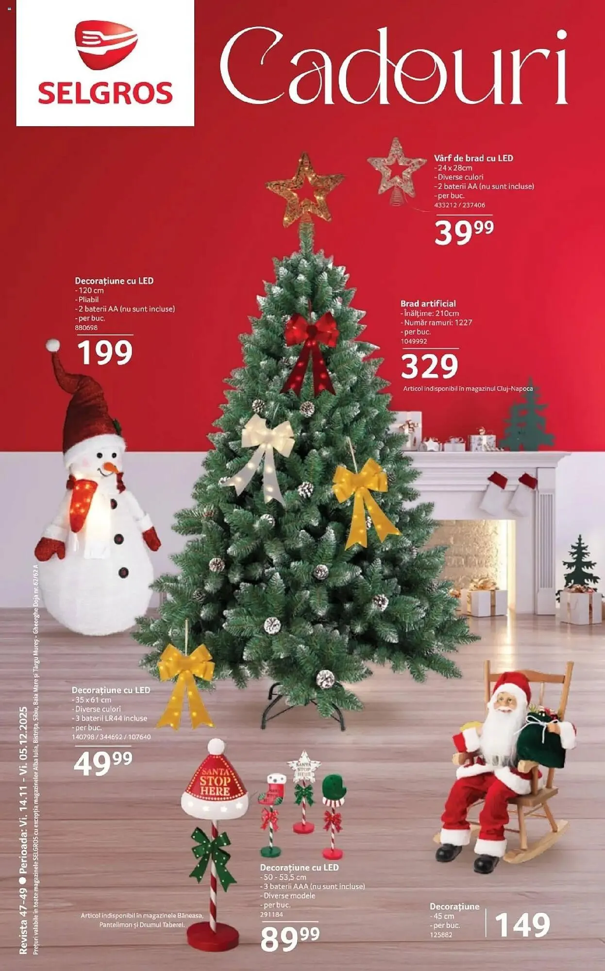 Catalog Catalog Selgros de la 13 noiembrie până la 5 decembrie 2025 - Revista Pagina 1