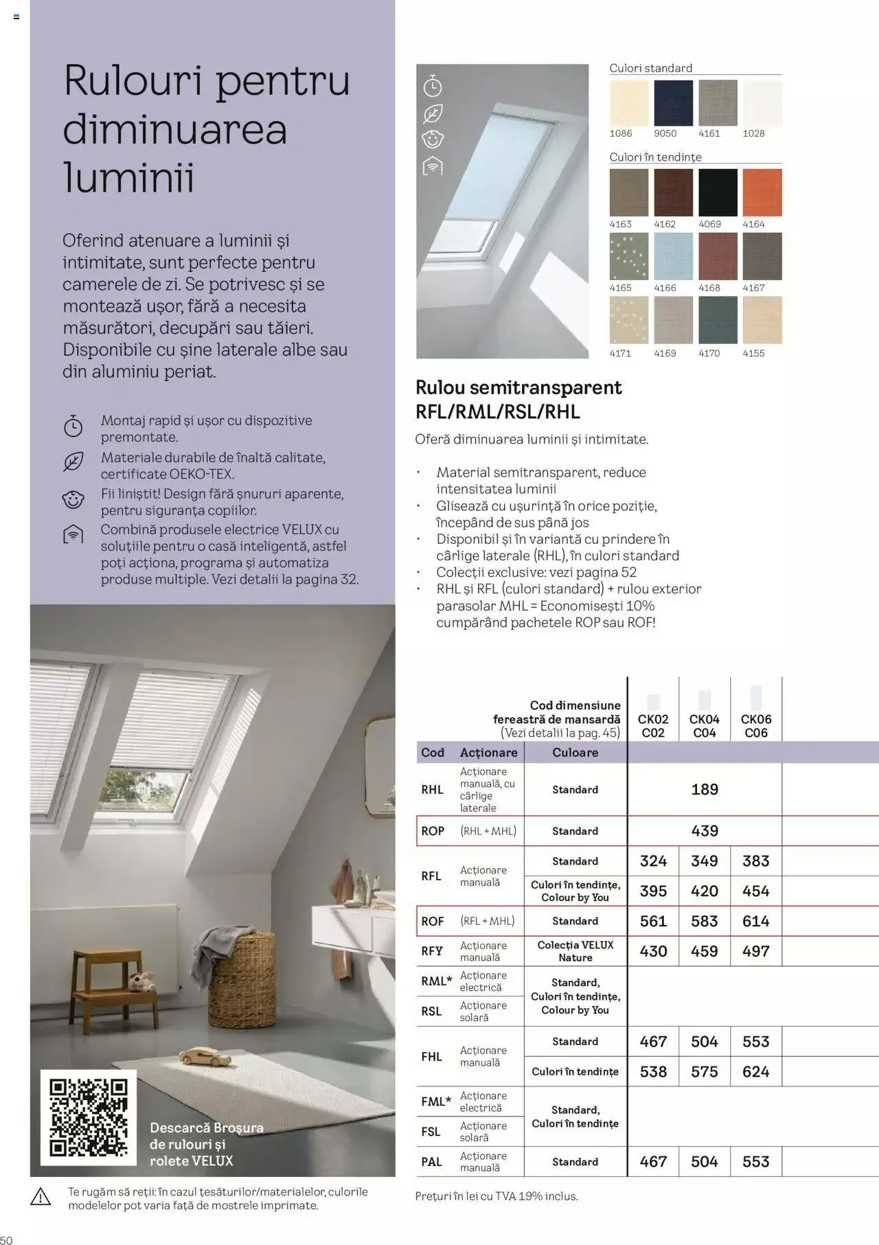 Catalog Catalog Velux de la 19 martie până la 31 decembrie 2024 - Revista Pagina 50