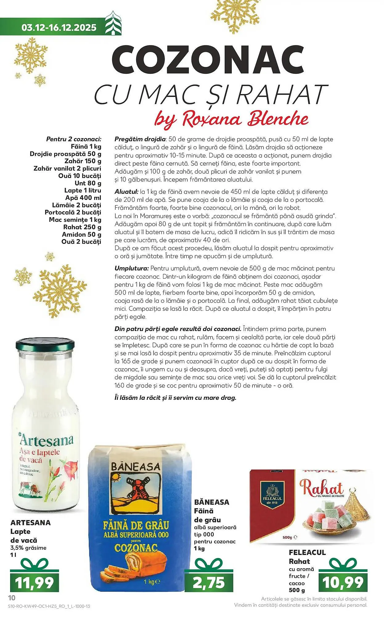 Catalog Catalog Kaufland de la 3 decembrie până la 16 decembrie 2025 - Revista Pagina 10