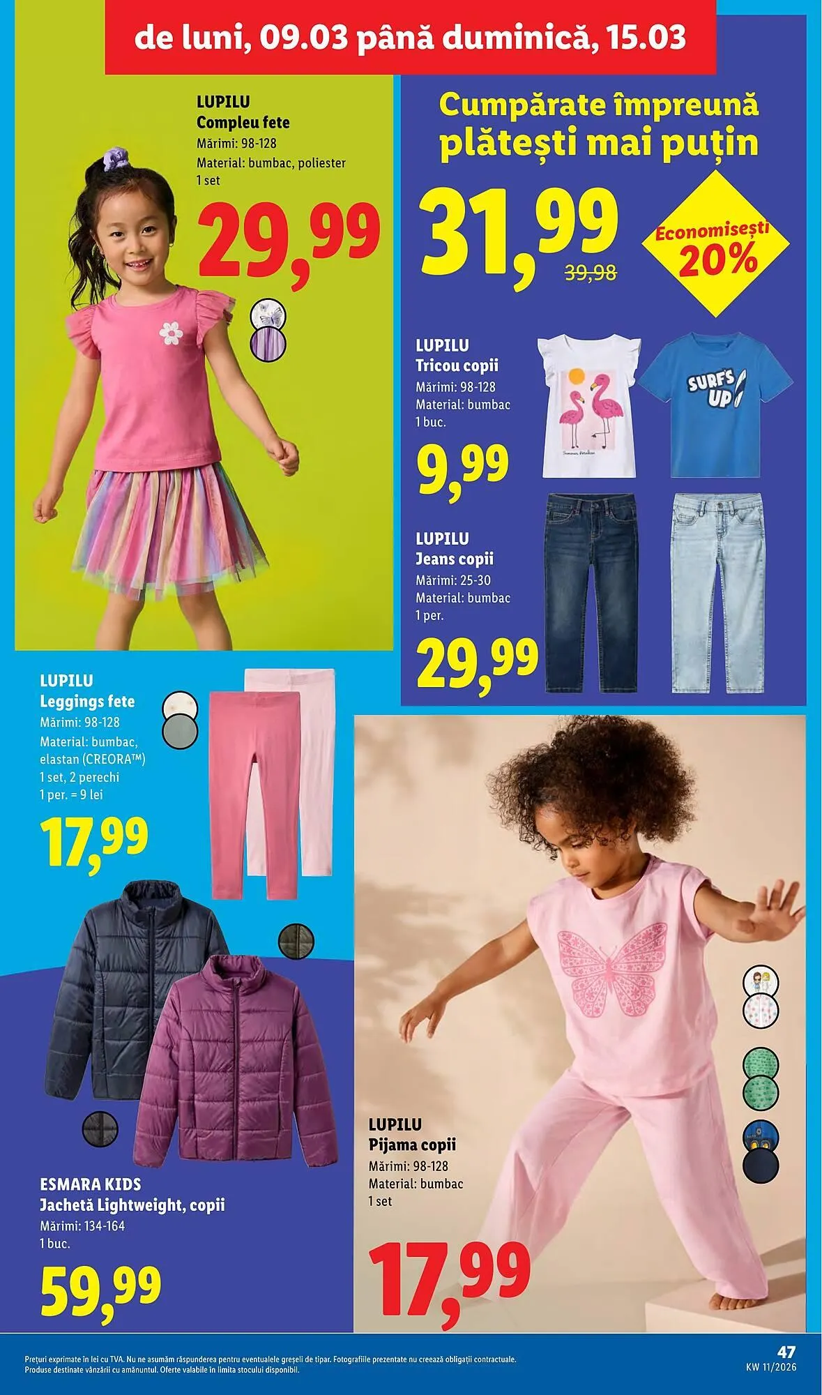 Catalog Catalog Lidl de la 9 martie până la 15 martie 2026 - Revista Pagina 47