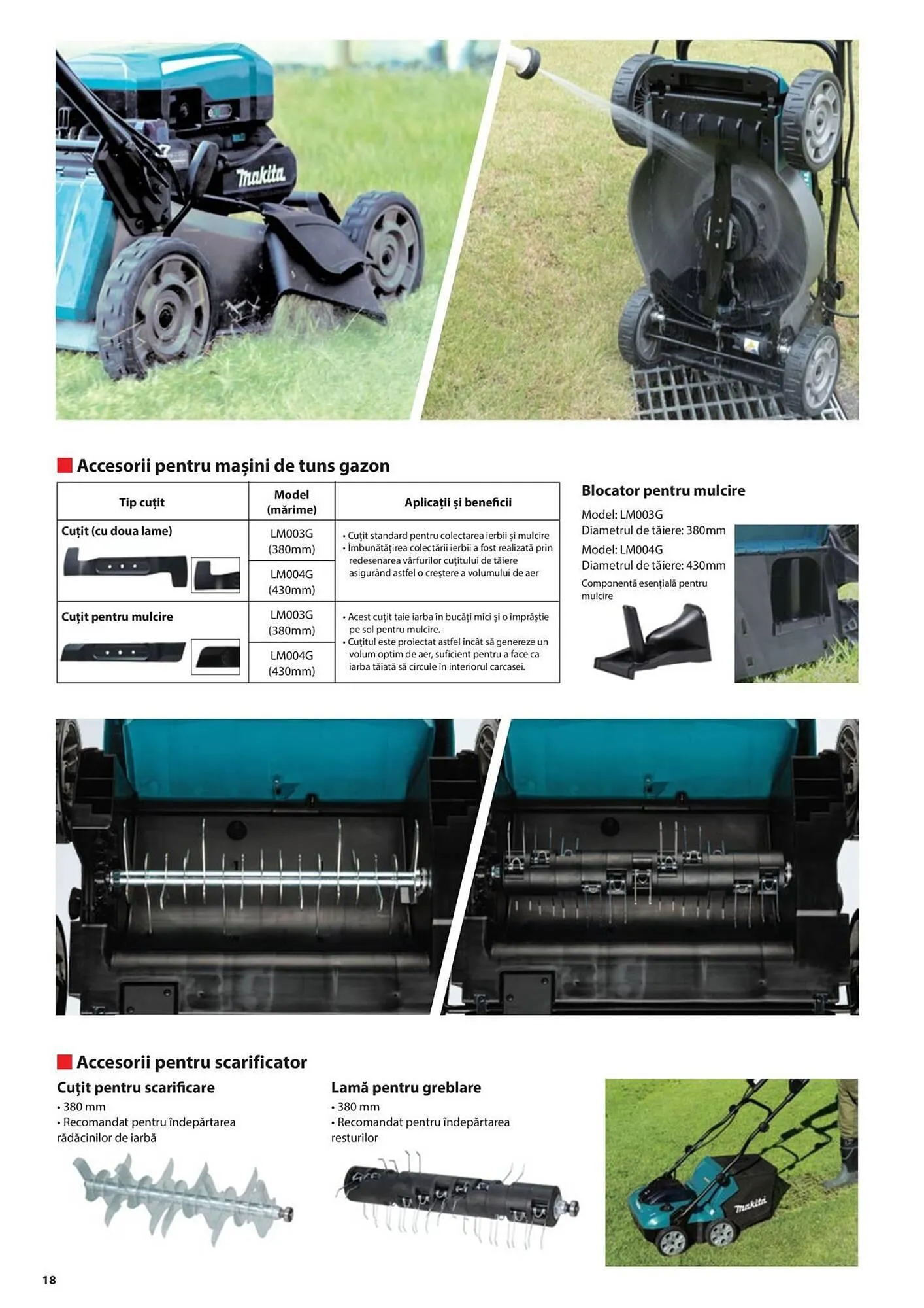 Catalog Сatalog Makita de la 19 iunie până la 31 decembrie 2024 - Revista Pagina 18