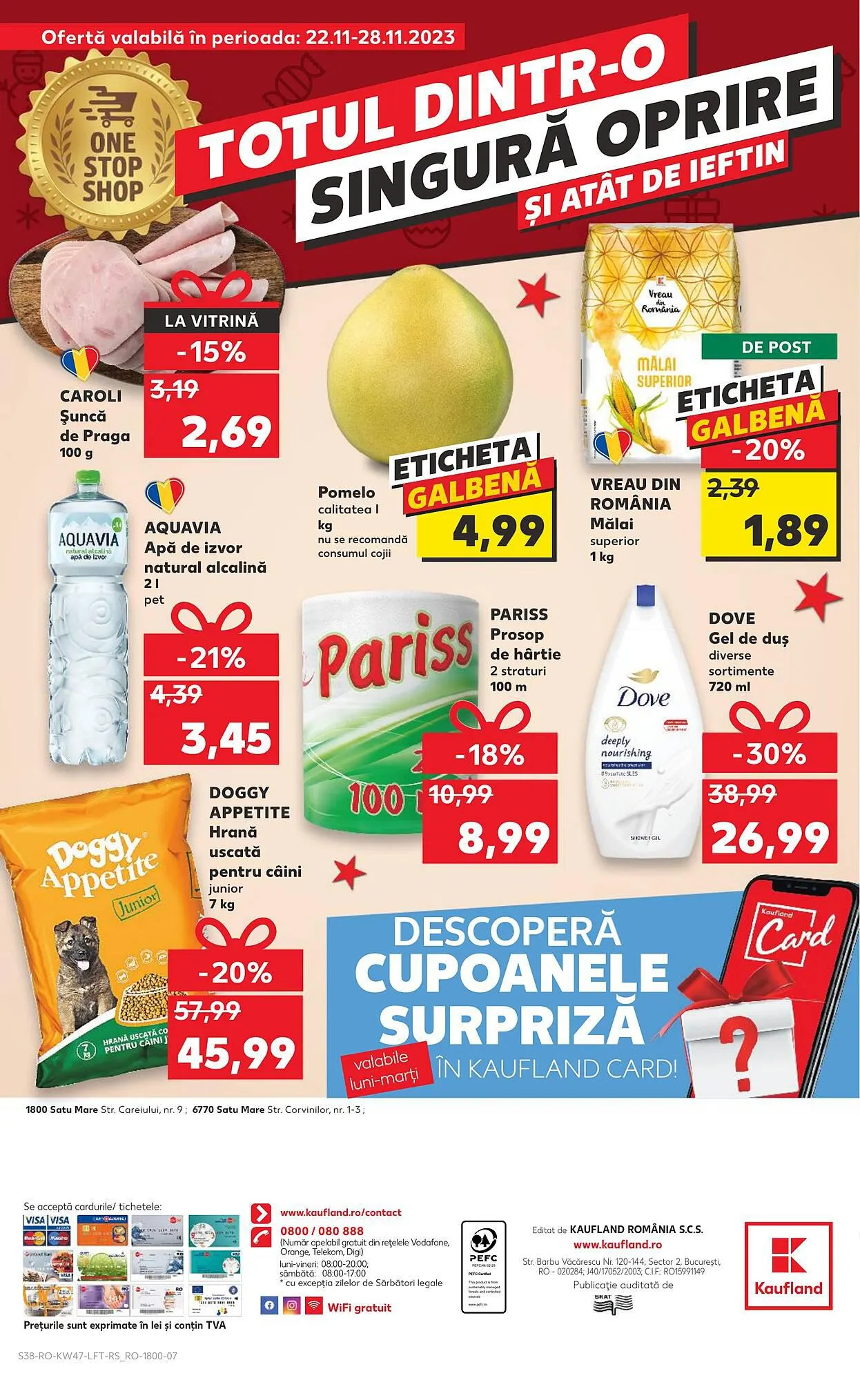 Catalog Kaufland catalog de la 22 noiembrie până la 28 noiembrie 2023 - Revista Pagina 38