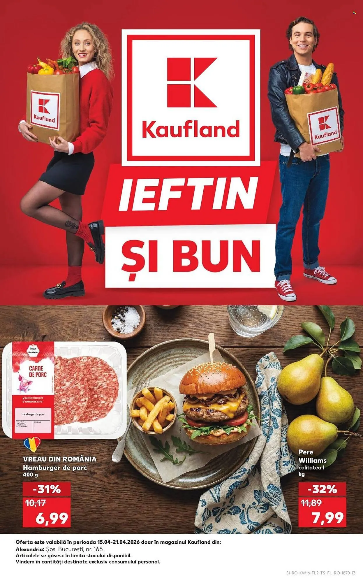 Catalog Catalog Kaufland de la 15 aprilie până la 21 aprilie 2026 - Revista Pagina 1