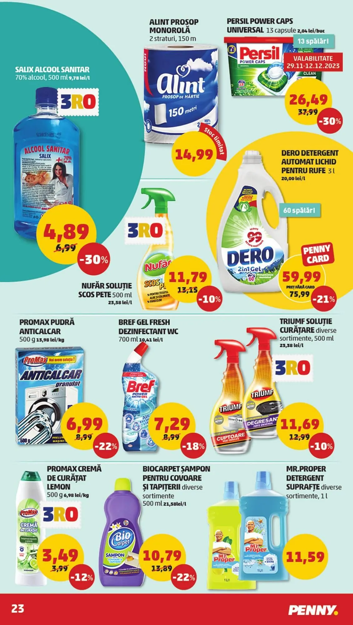 Catalog Penny catalog de la 6 decembrie până la 12 decembrie 2023 - Revista Pagina 23
