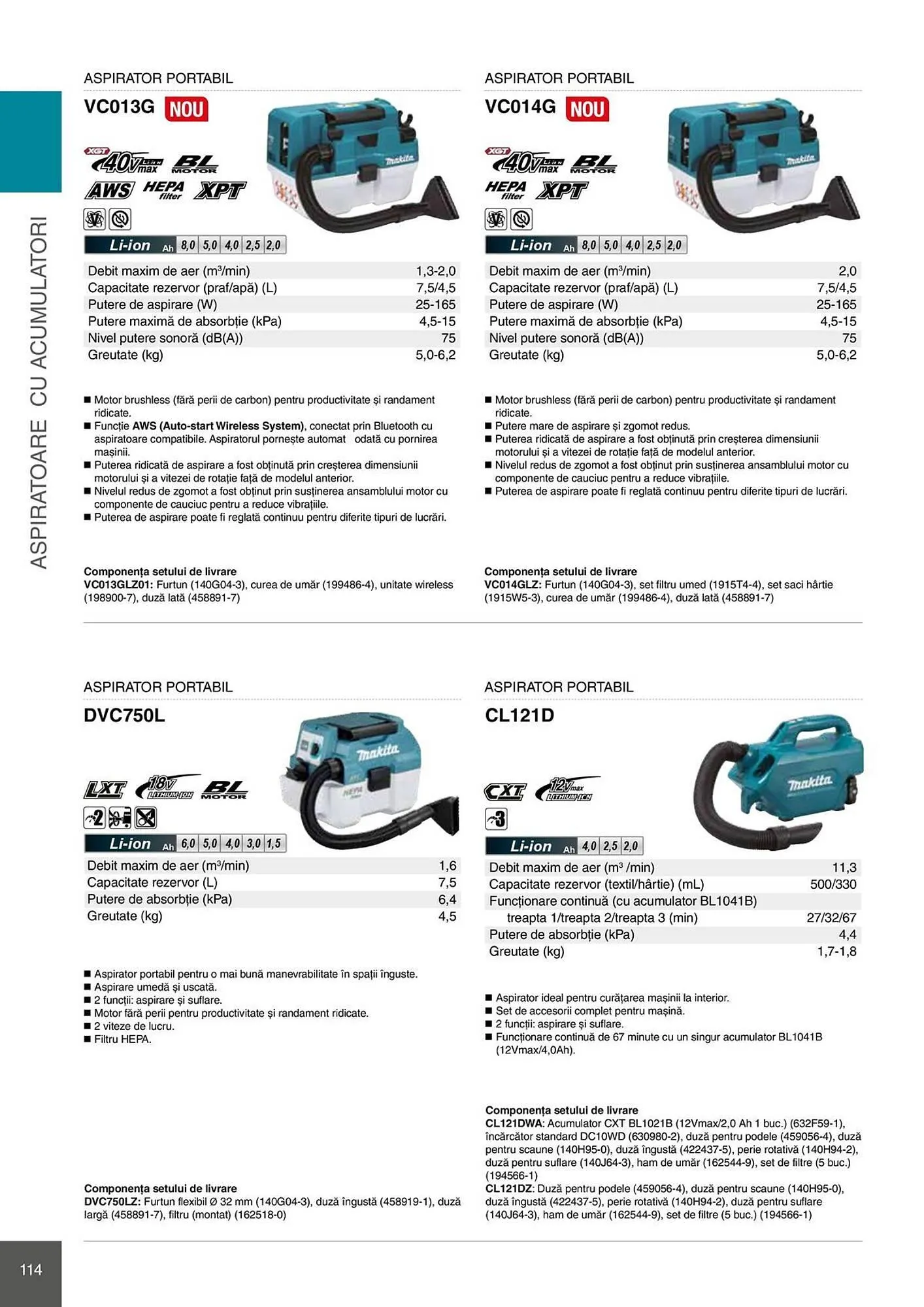 Catalog Catalog Makita de la 28 aprilie până la 31 decembrie 2026 - Revista Pagina 114