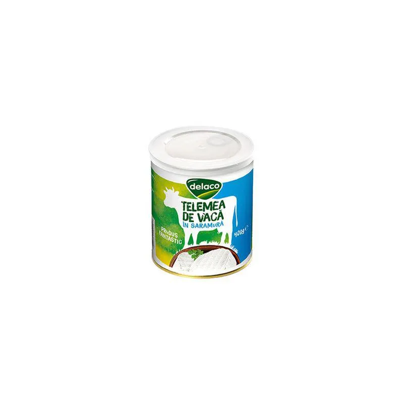 Telemea de vaca Delaco, in saramura, 400 g
