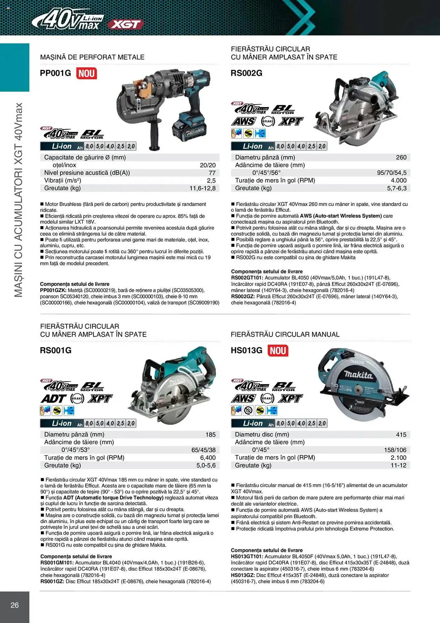 Catalog Catalog Makita de la 8 ianuarie până la 31 decembrie 2025 - Revista Pagina 26
