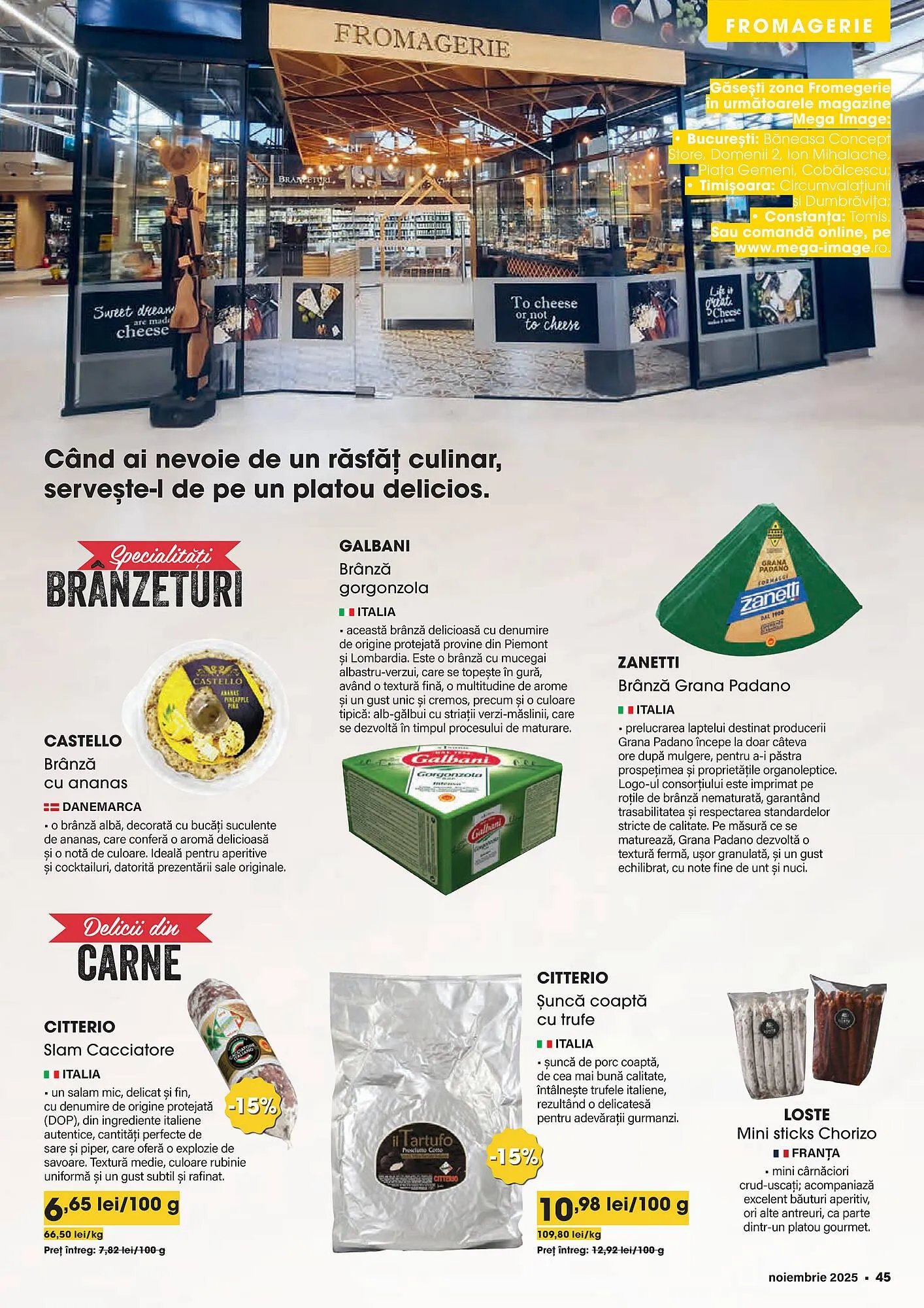 Catalog Catalog Mega Image de la 1 noiembrie până la 30 noiembrie 2025 - Revista Pagina 45