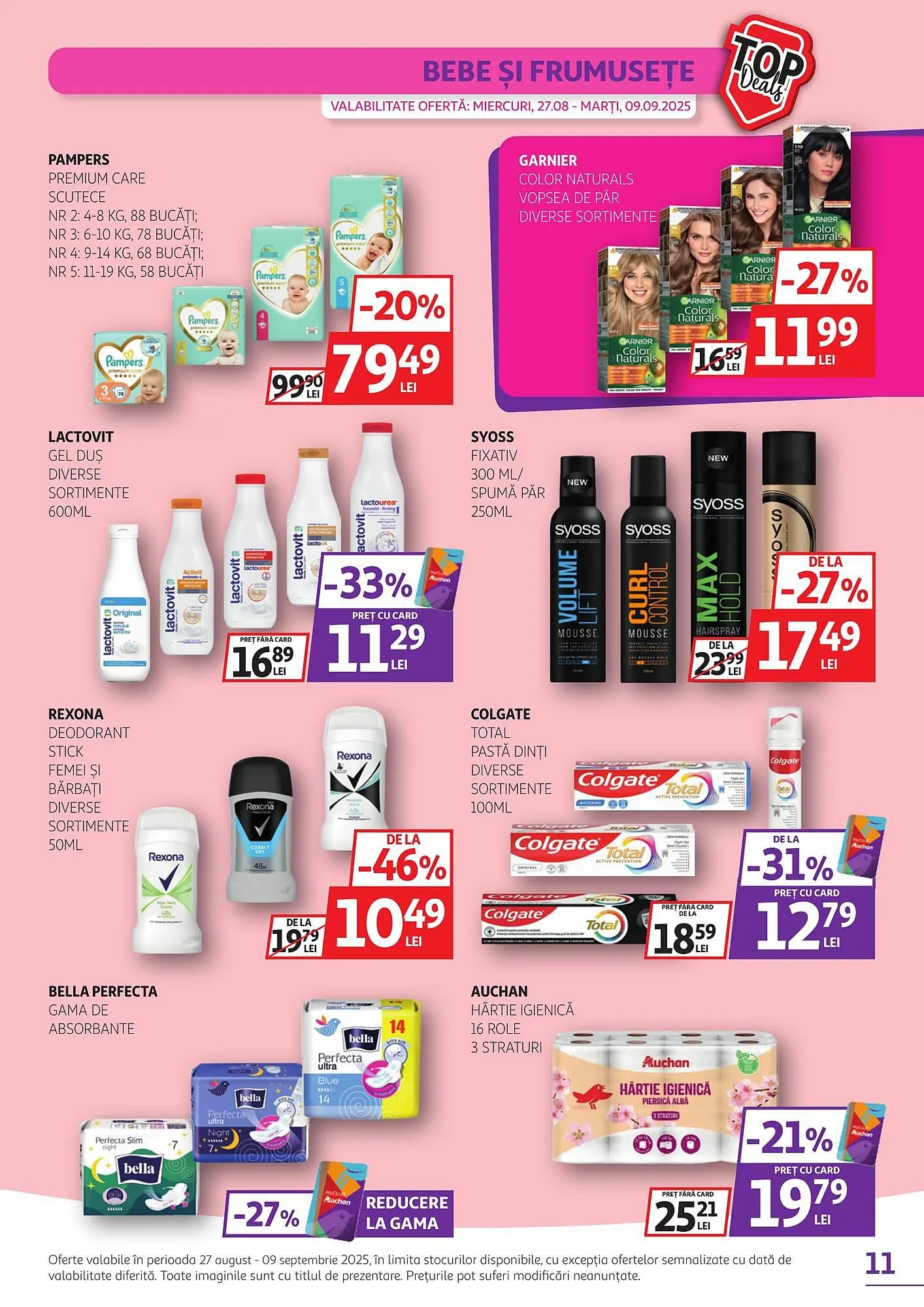 Catalog Catalog Auchan de la 27 august până la 9 septembrie 2025 - Revista Pagina 11