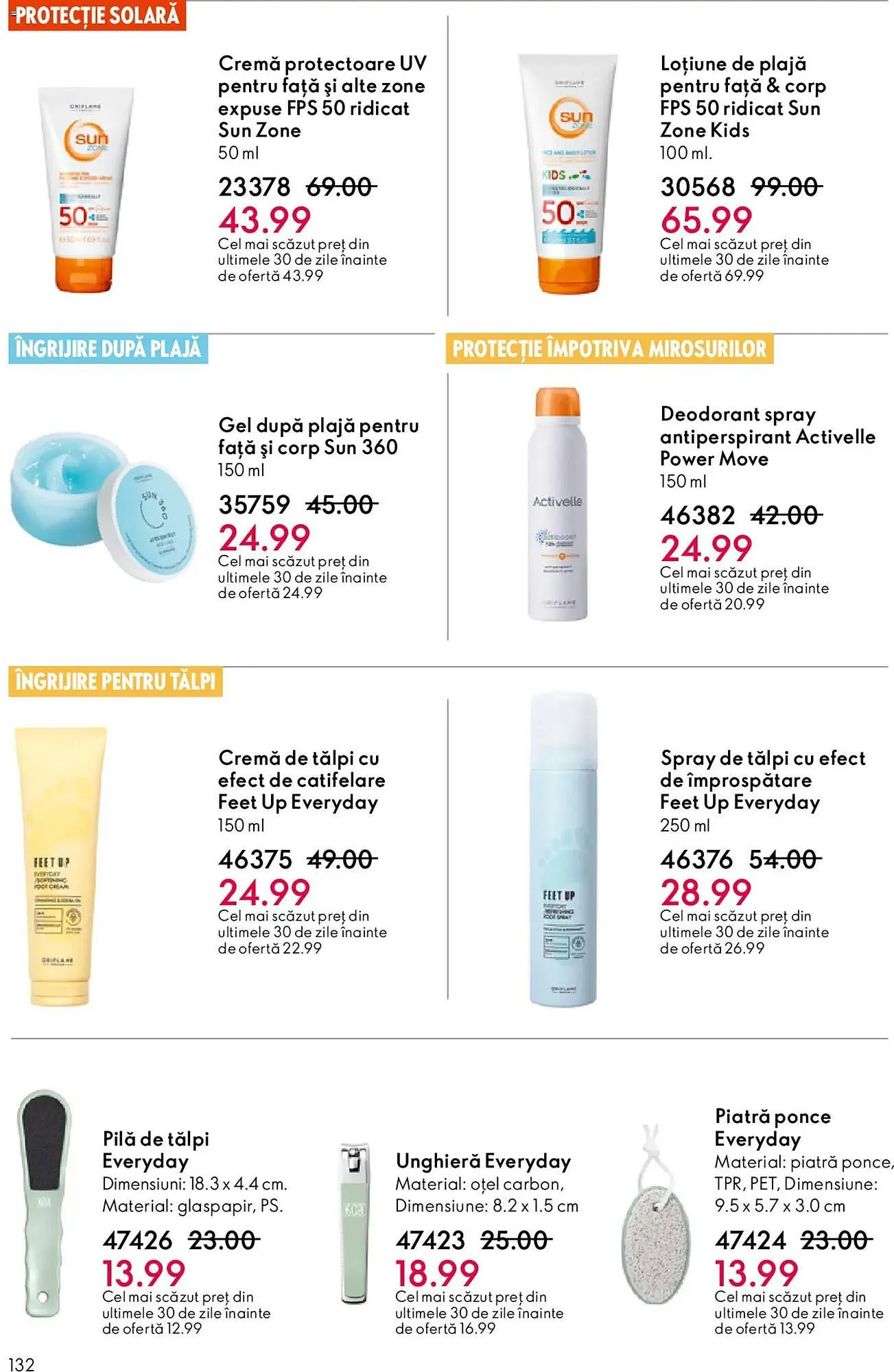 Catalog Catalog Oriflame de la 14 aprilie până la 5 mai 2026 - Revista Pagina 132