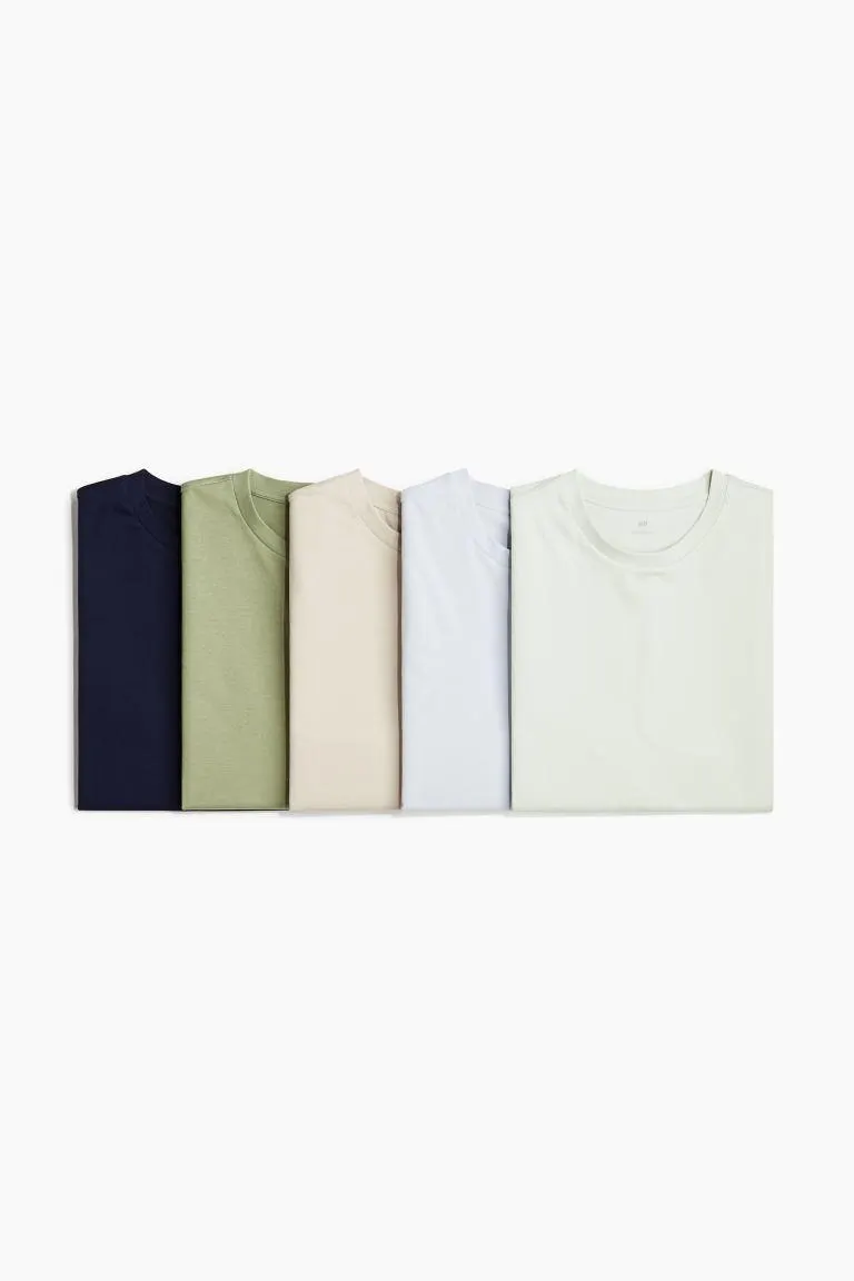 5-pack Regular Fit T-shirts