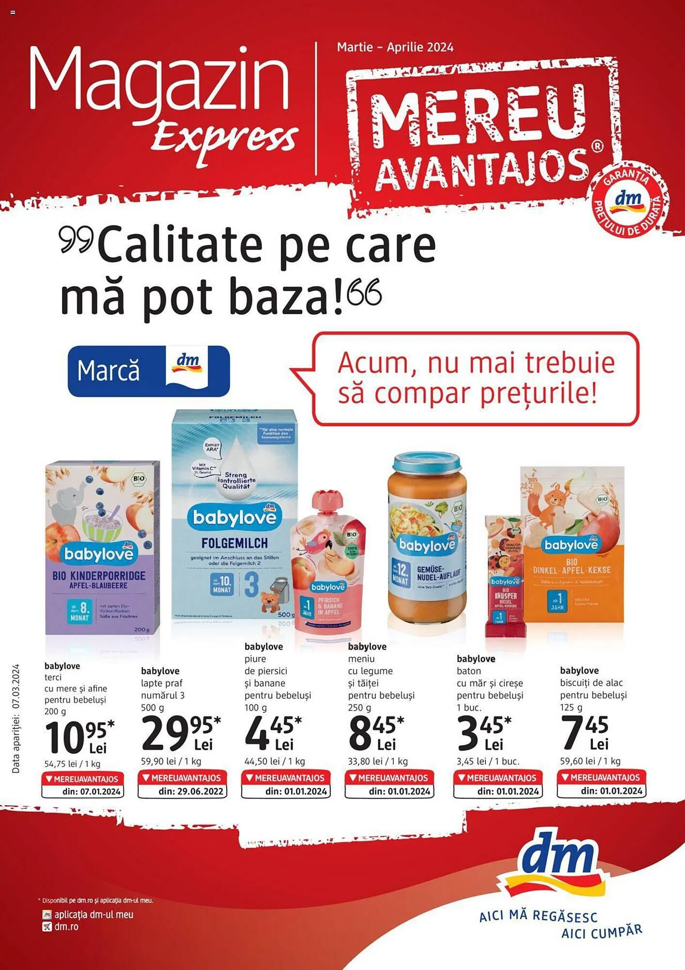 Catalog DM catalog de la 7 martie până la 2 aprilie 2024 - Revista Pagina 