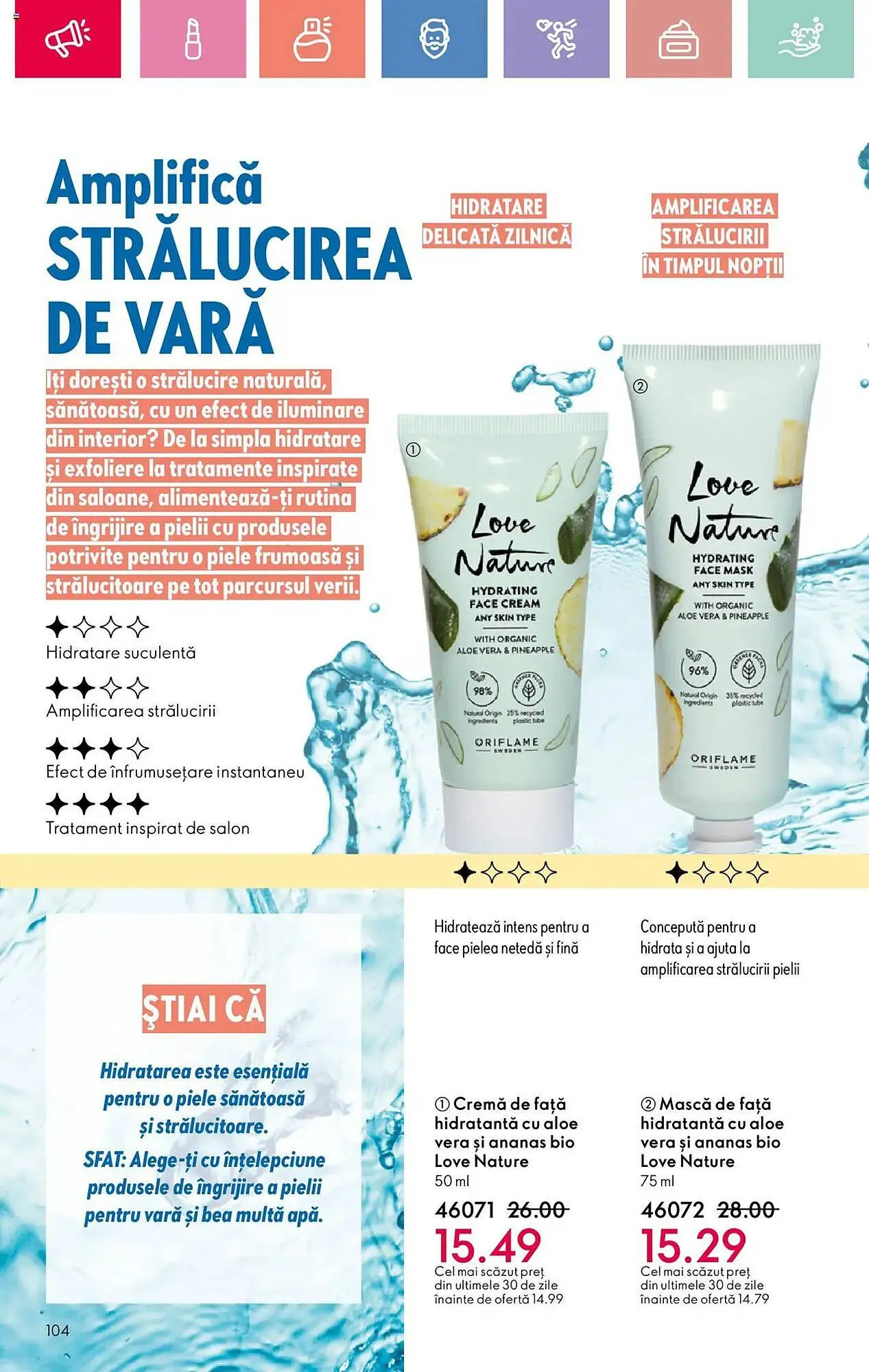 Catalog Catalog Oriflame de la 6 iulie până la 26 iulie 2025 - Revista Pagina 104