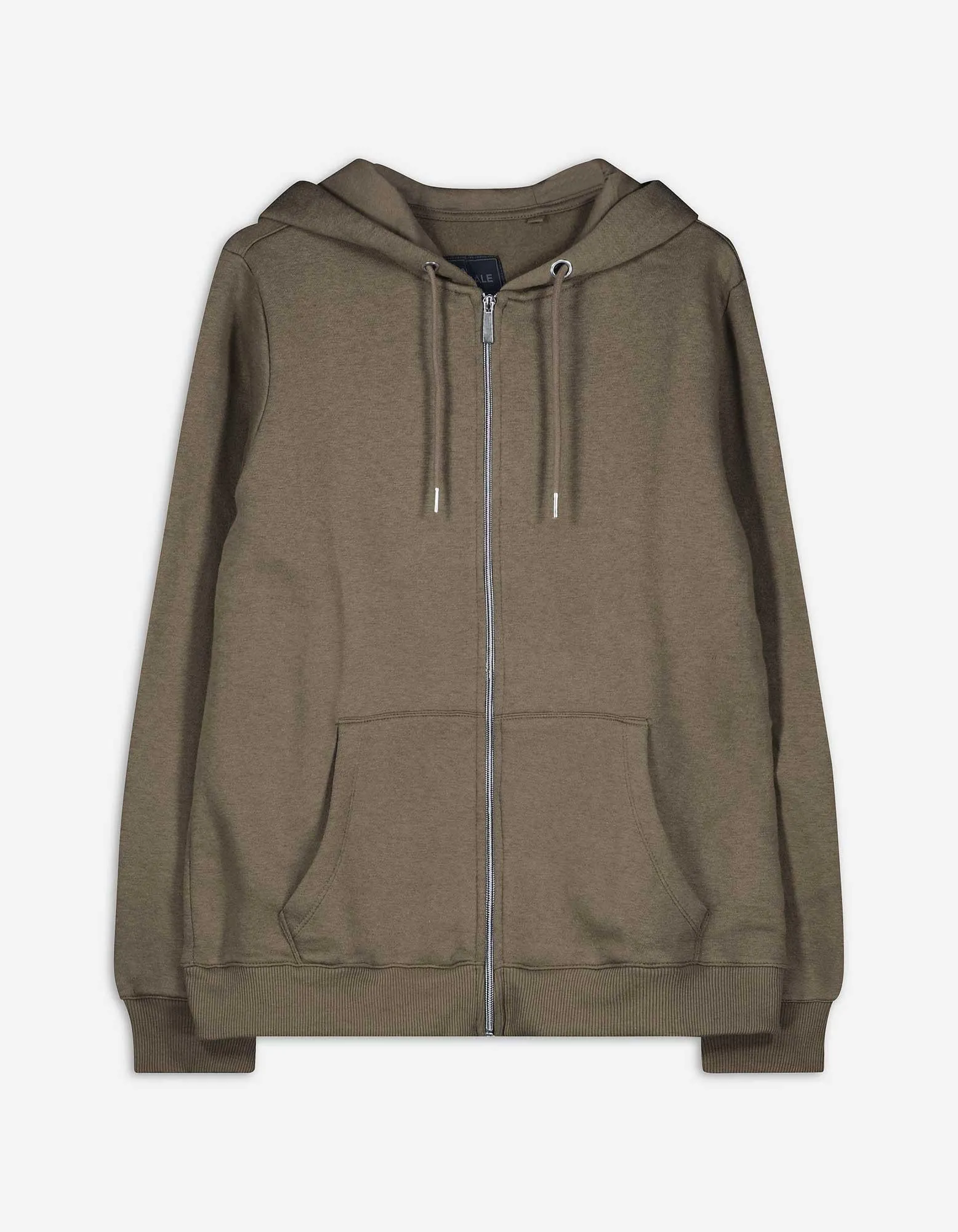 Jachetă sport - Glugă cu șnur - Maro deschis