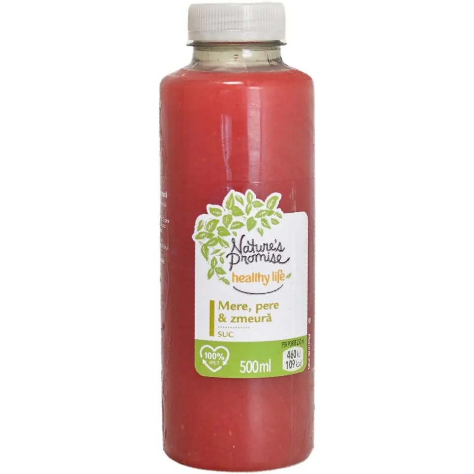 Nature's Promise Healthy Life | Suc mere, pere & zmeura 500ml