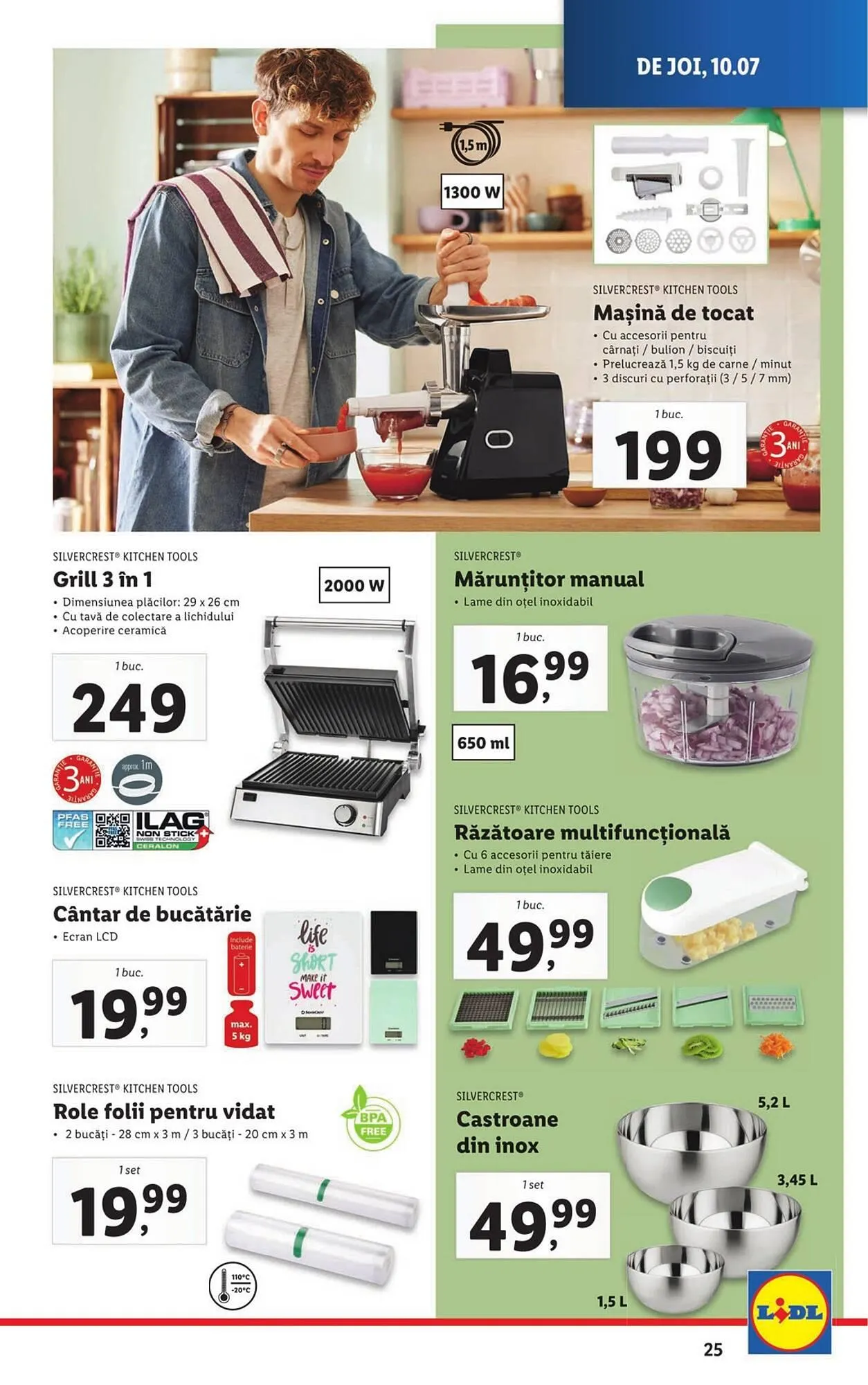 Catalog Catalog Lidl de la 7 iulie până la 13 iulie 2025 - Revista Pagina 25