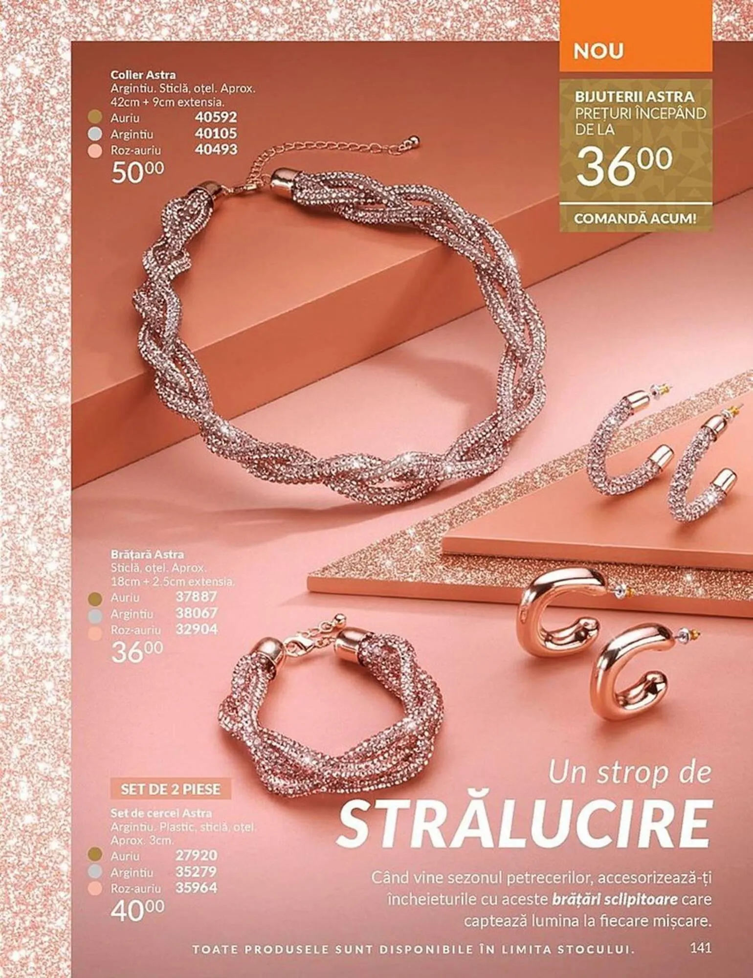 Catalog Catalog Avon de la 3 noiembrie până la 30 noiembrie 2025 - Revista Pagina 139