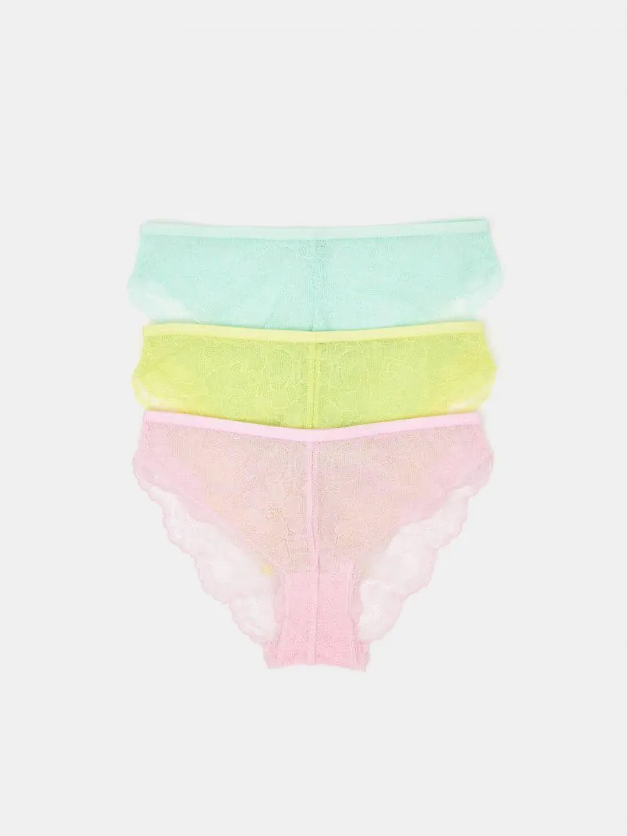 Set de 3 perechi de chiloți